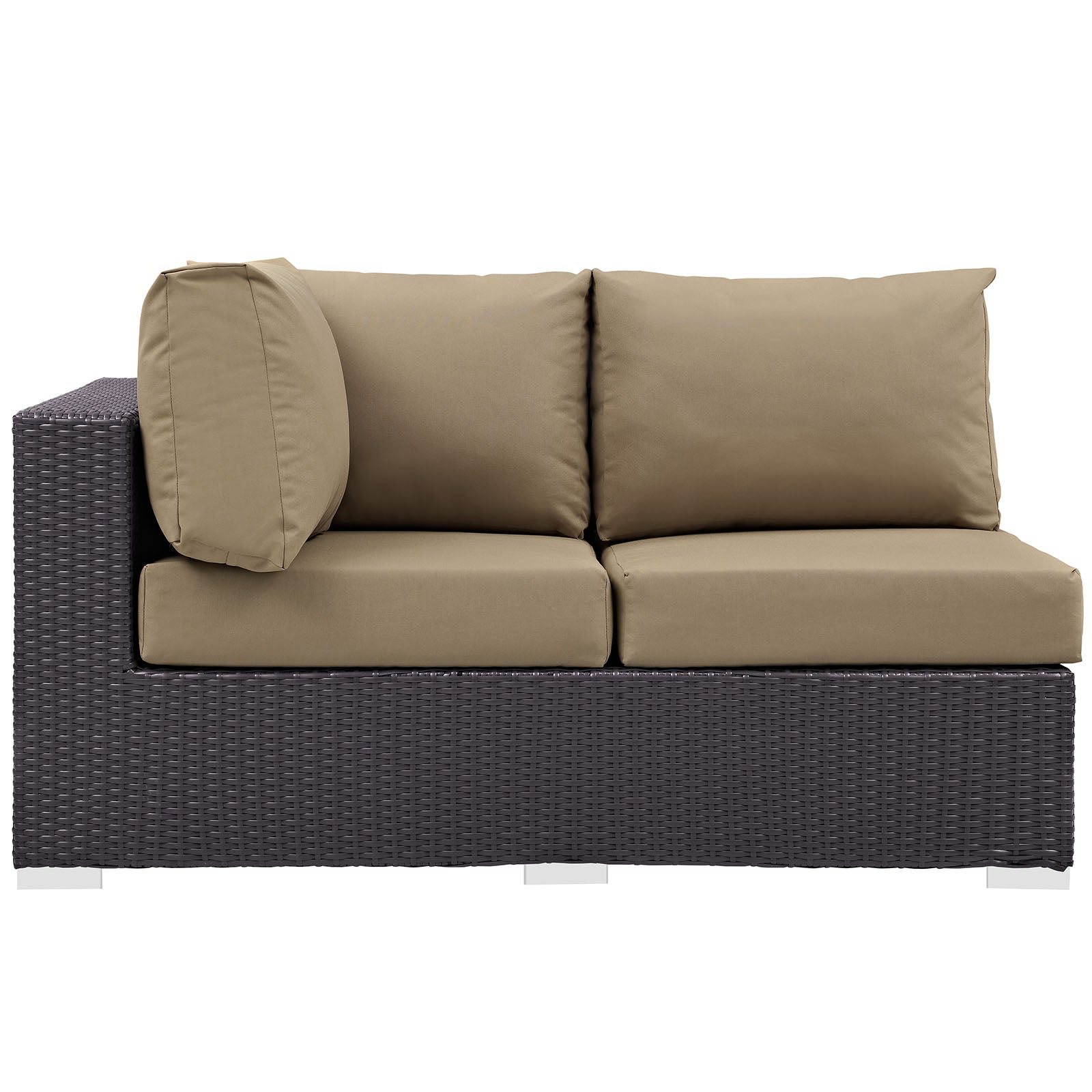 Convene Outdoor Patio Left Arm Loveseat By Modway - EEI-1842 | Outdoor Sofas, Loveseats & Sectionals - 3