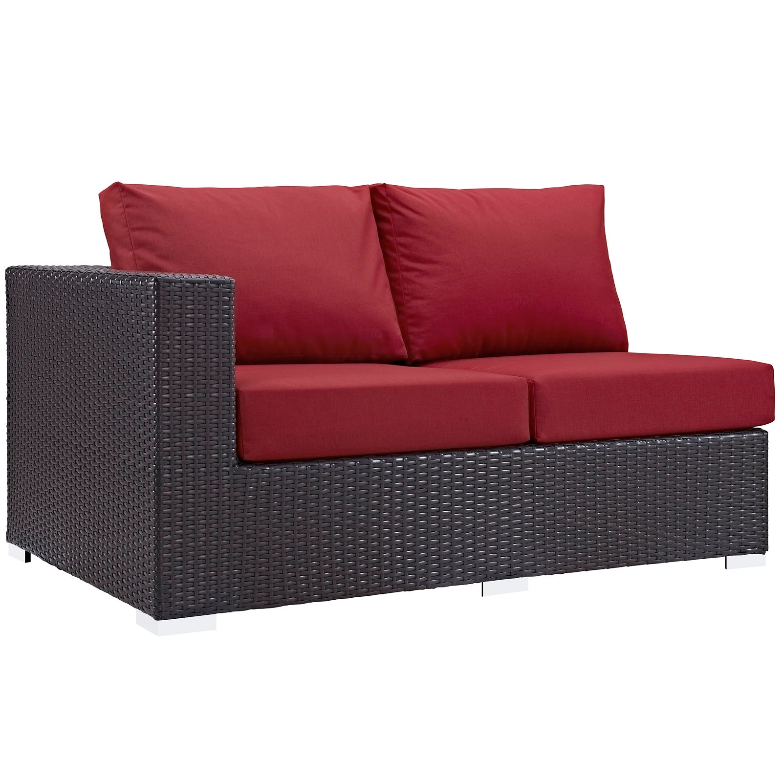Convene Outdoor Patio Left Arm Loveseat By Modway - EEI-1842 | Outdoor Sofas, Loveseats & Sectionals - 7