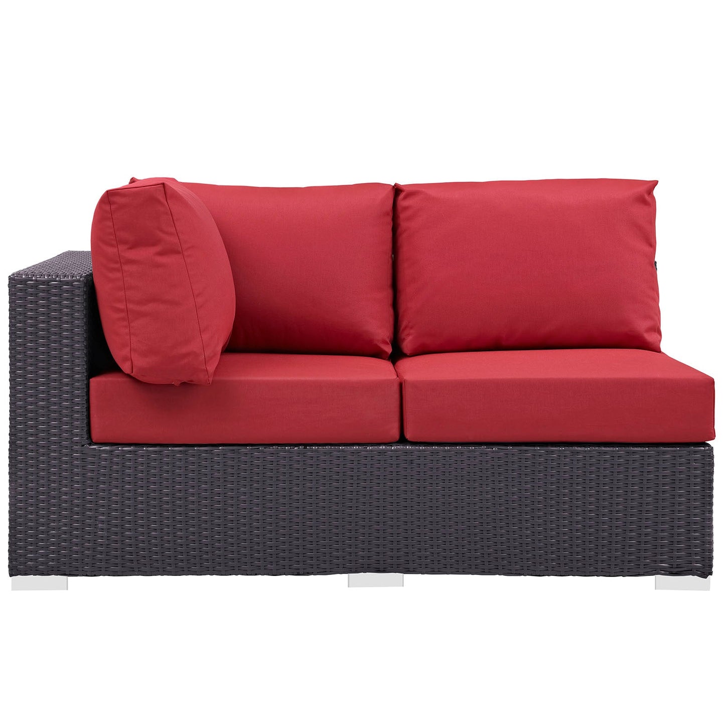 Convene Outdoor Patio Left Arm Loveseat By Modway - EEI-1842 | Outdoor Sofas, Loveseats & Sectionals - 9