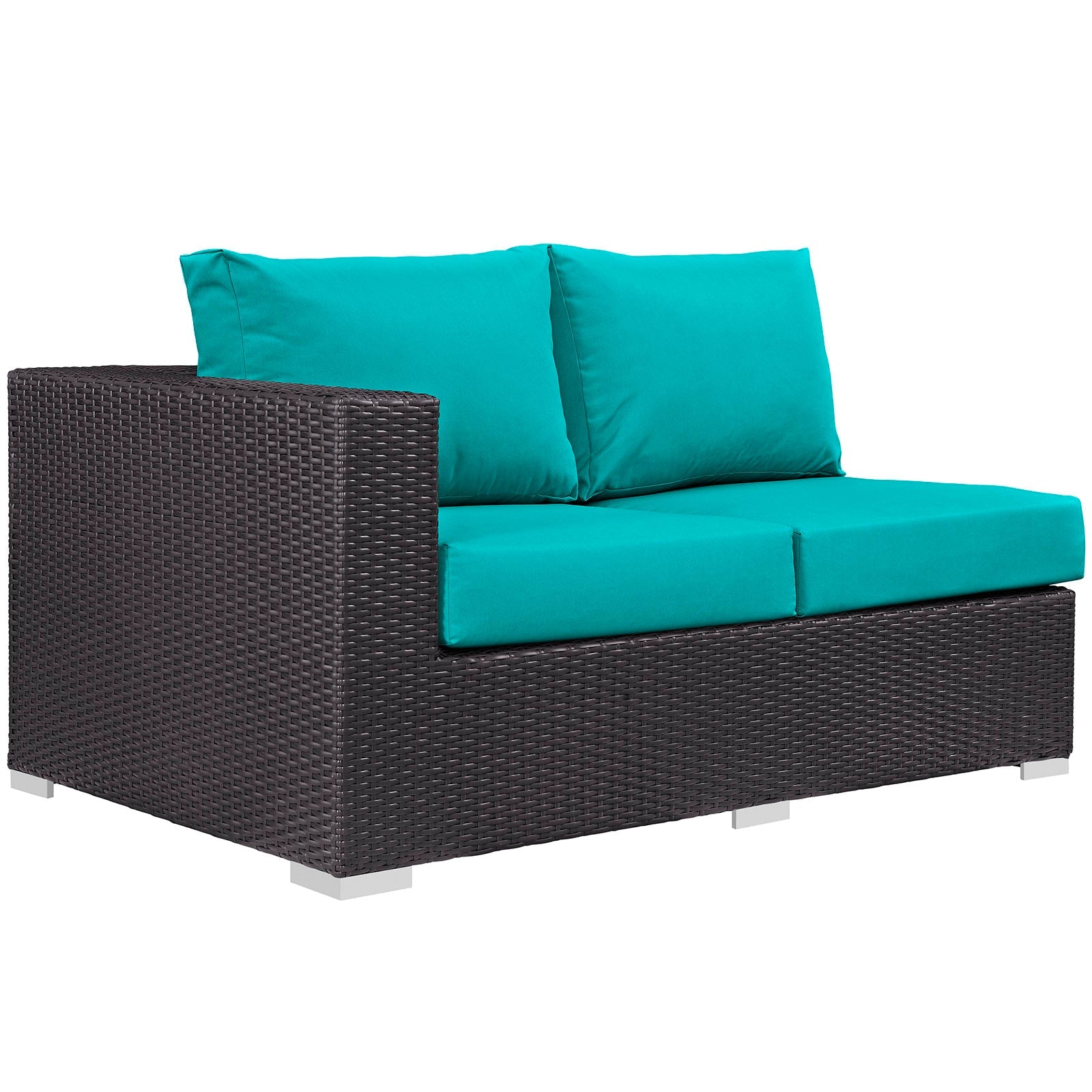 Convene Outdoor Patio Left Arm Loveseat By Modway - EEI-1842 | Outdoor Sofas, Loveseats & Sectionals - 10