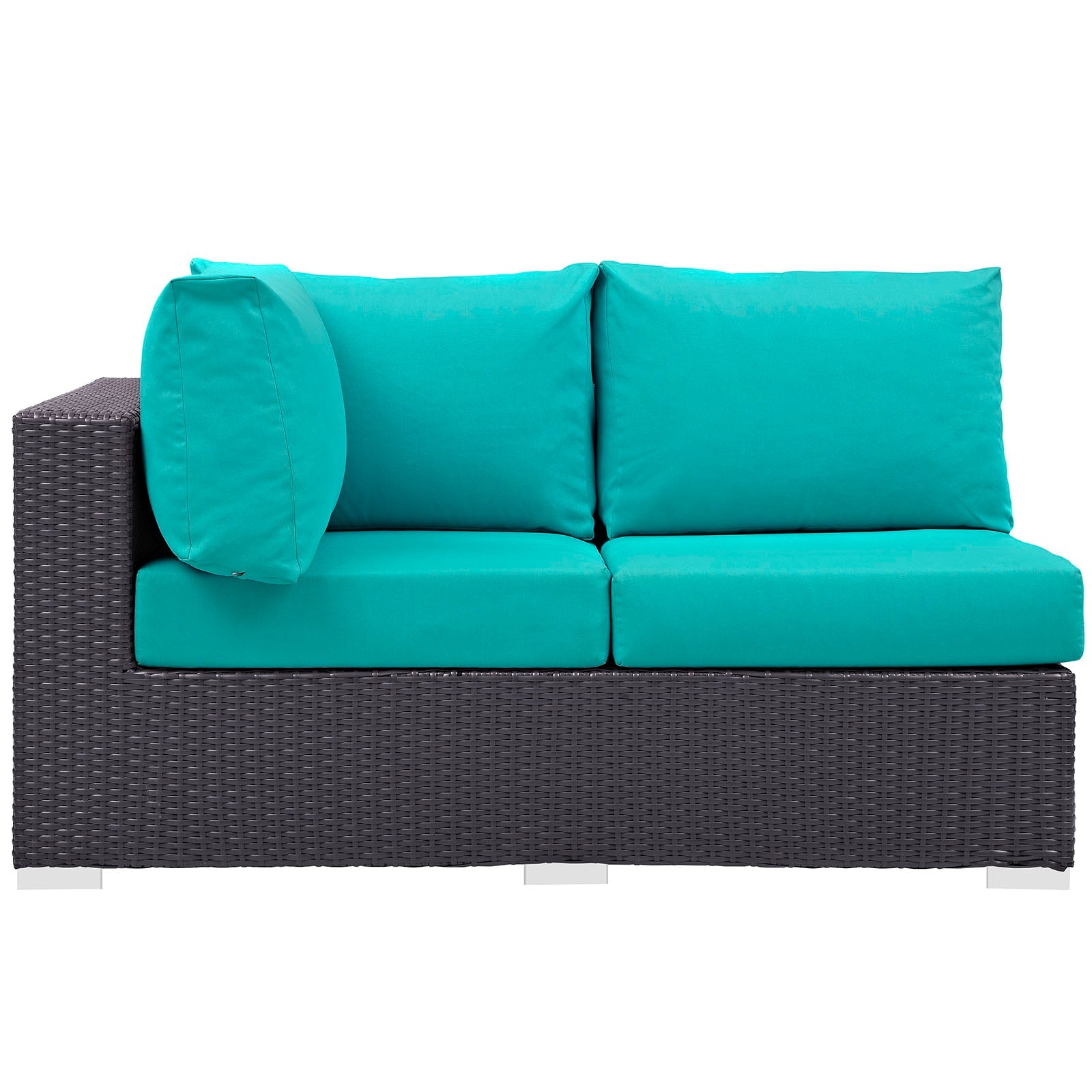 Convene Outdoor Patio Left Arm Loveseat By Modway - EEI-1842 | Outdoor Sofas, Loveseats & Sectionals - 11