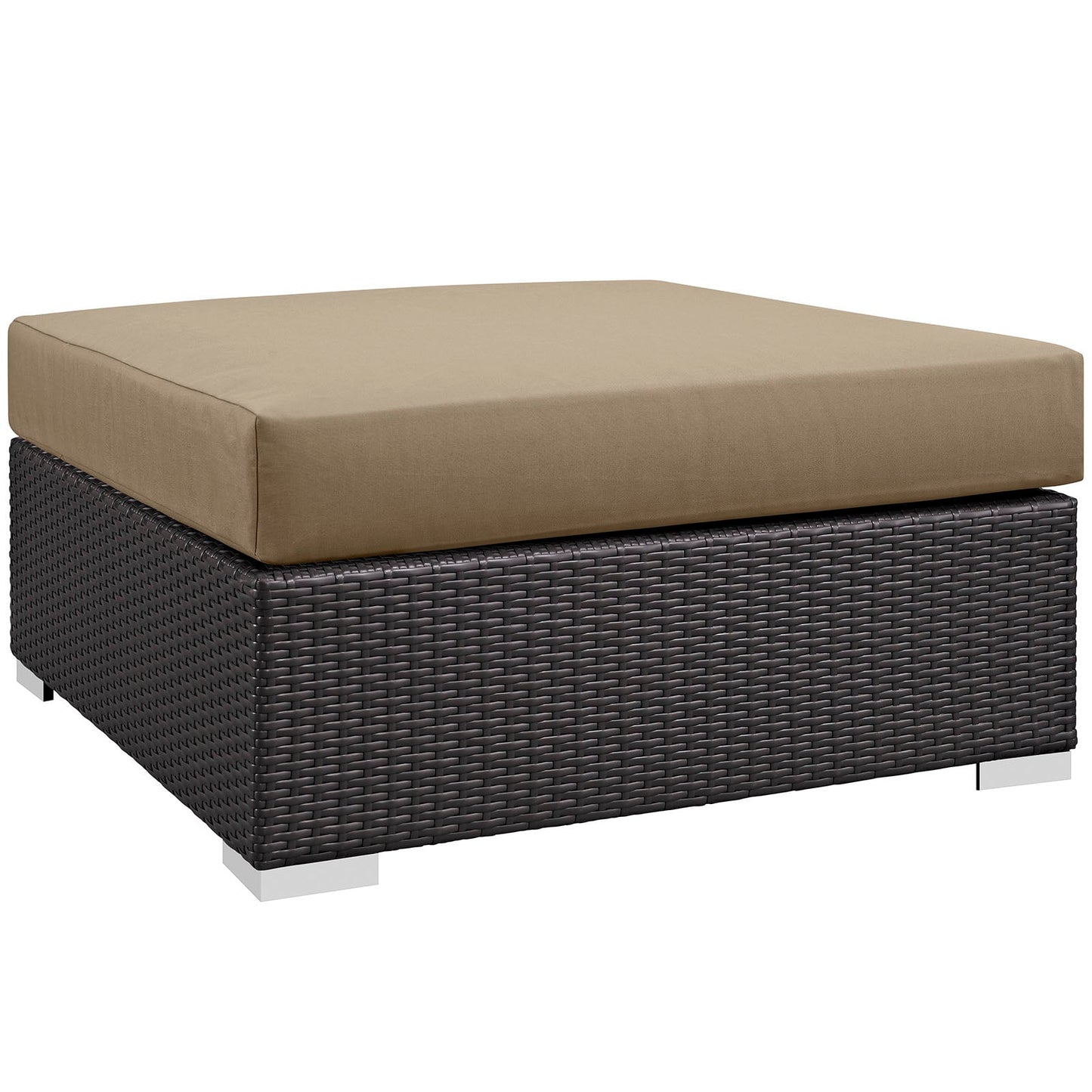 Convene Outdoor Patio Large Square Ottoman By Modway - EEI-1845 | Outdoor Ottomans - 2
