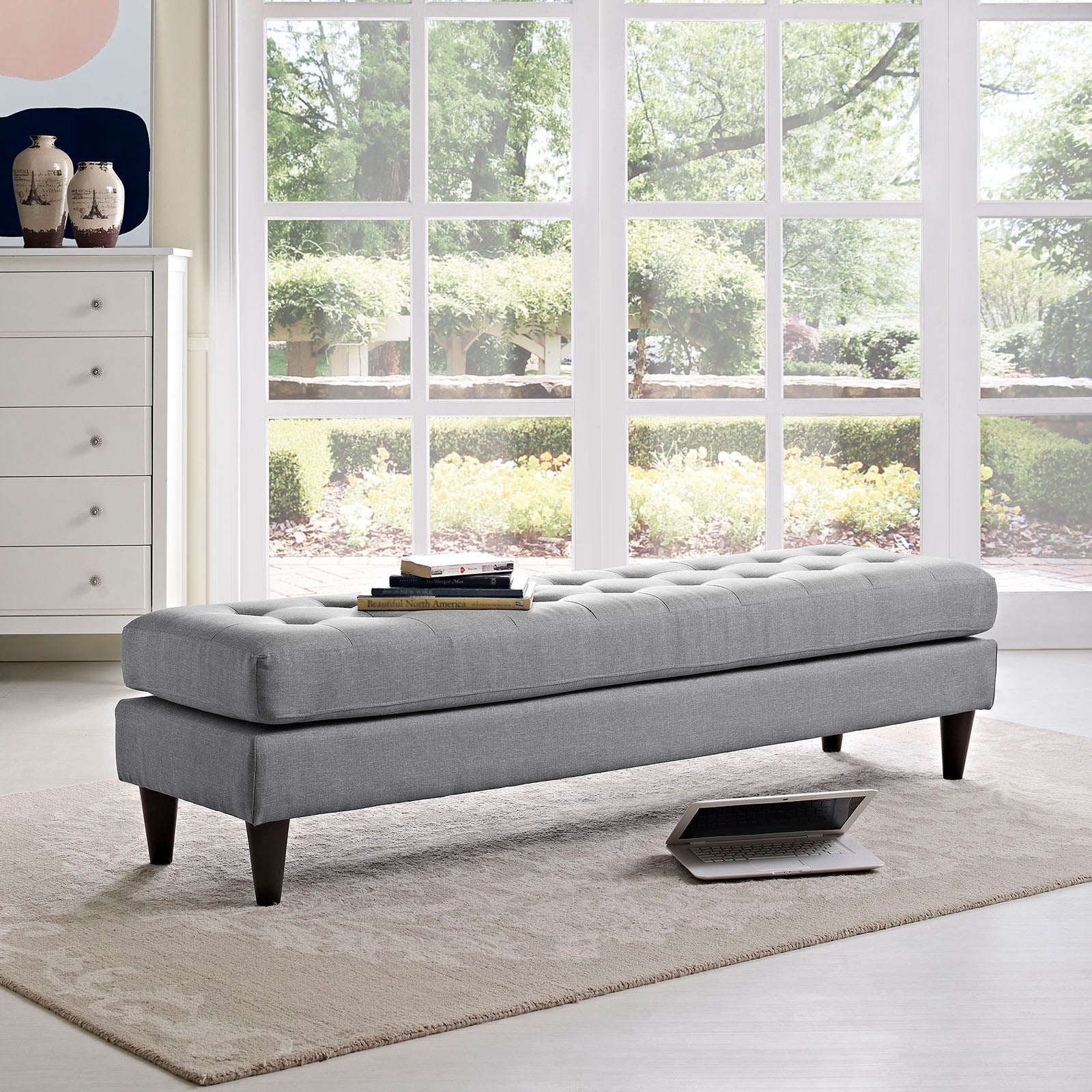 Empress Large Bench By Modway - EEI-2137 | Benches - 15