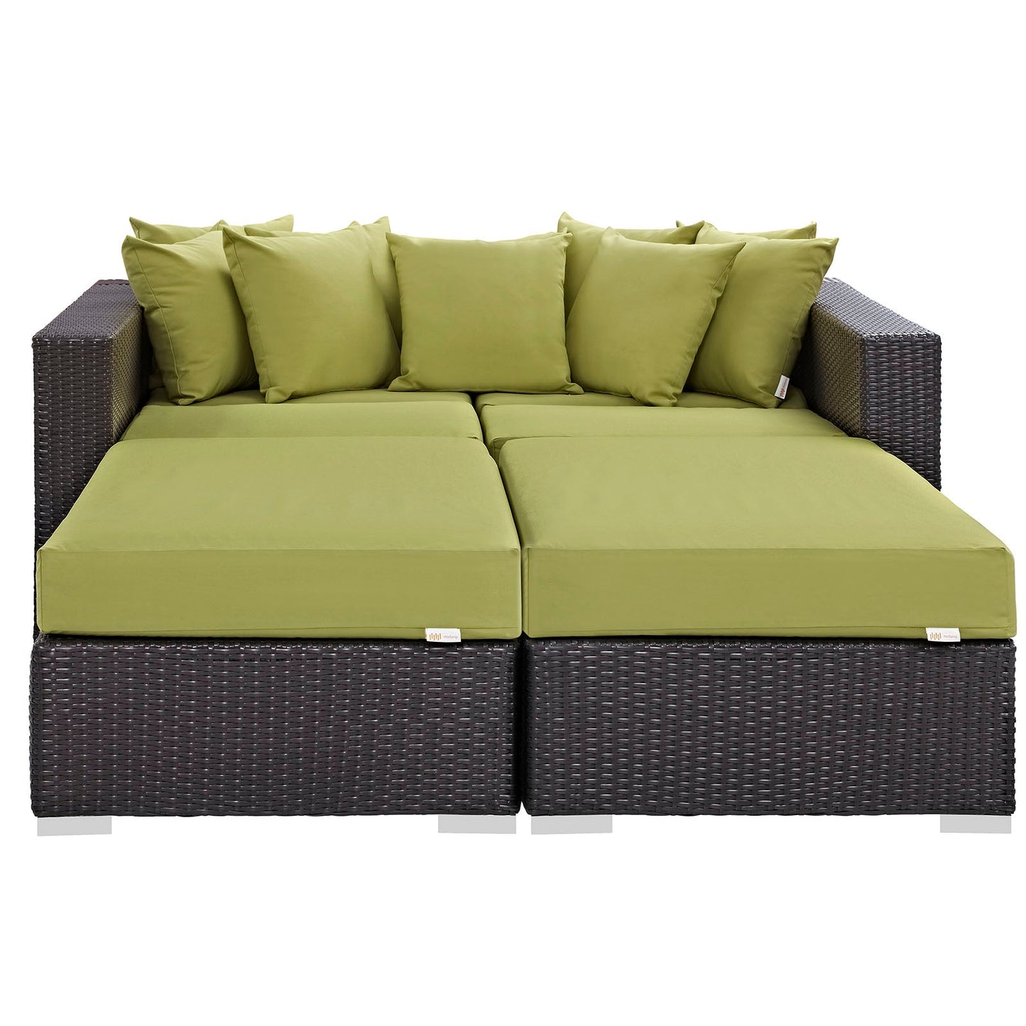 Convene 4 Piece Outdoor Patio Daybed By Modway - EEI-2160 | Outdoor Patio Daybed - 4