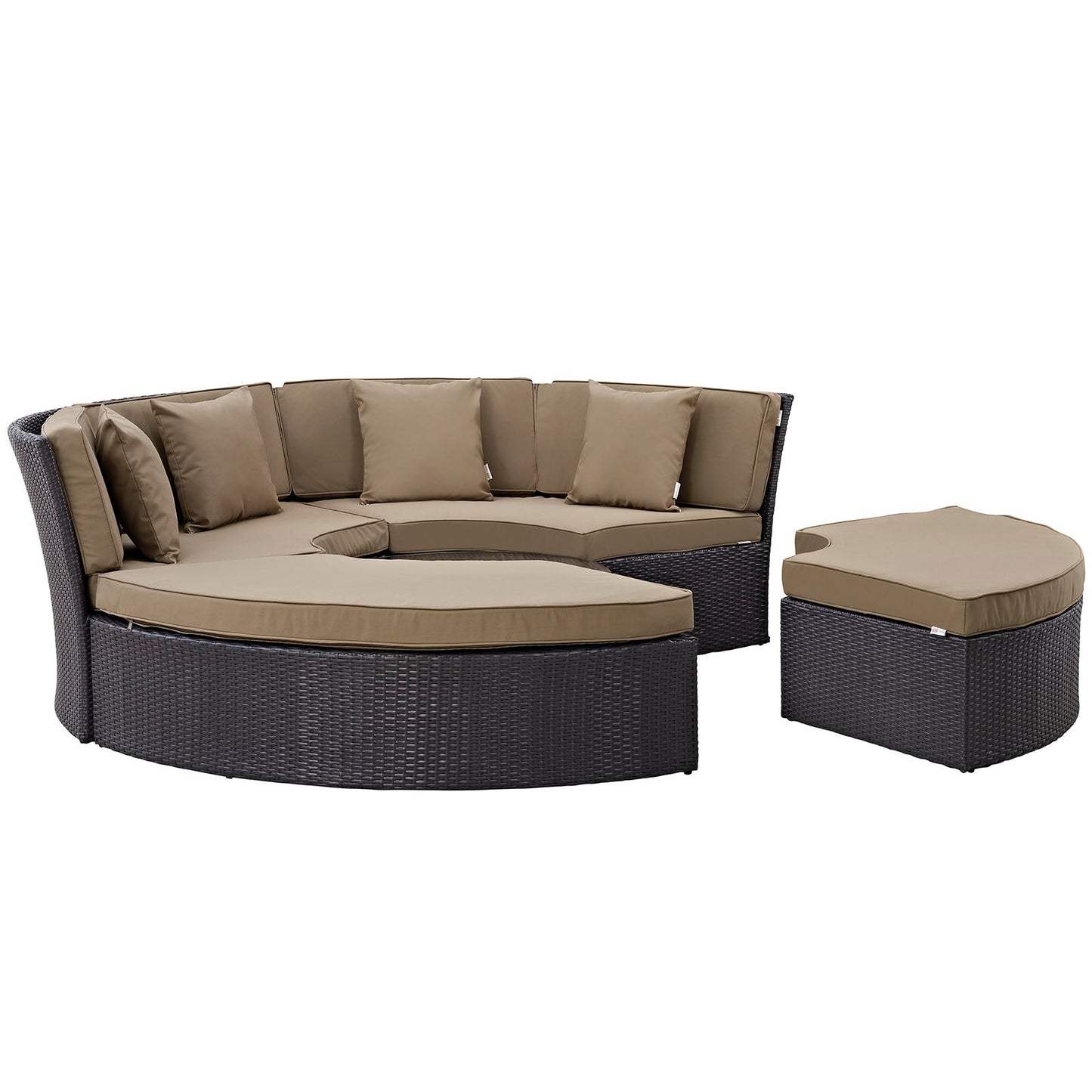 Convene Circular Outdoor Patio Daybed Set By Modway - EEI-2171