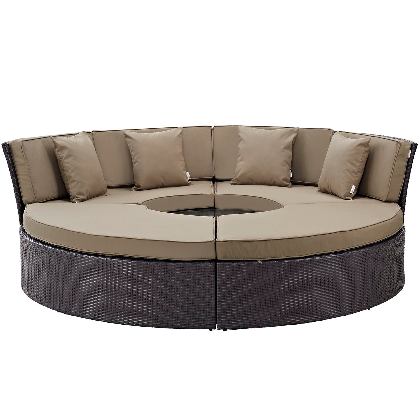 Convene Circular Outdoor Patio Daybed Set By Modway - EEI-2171