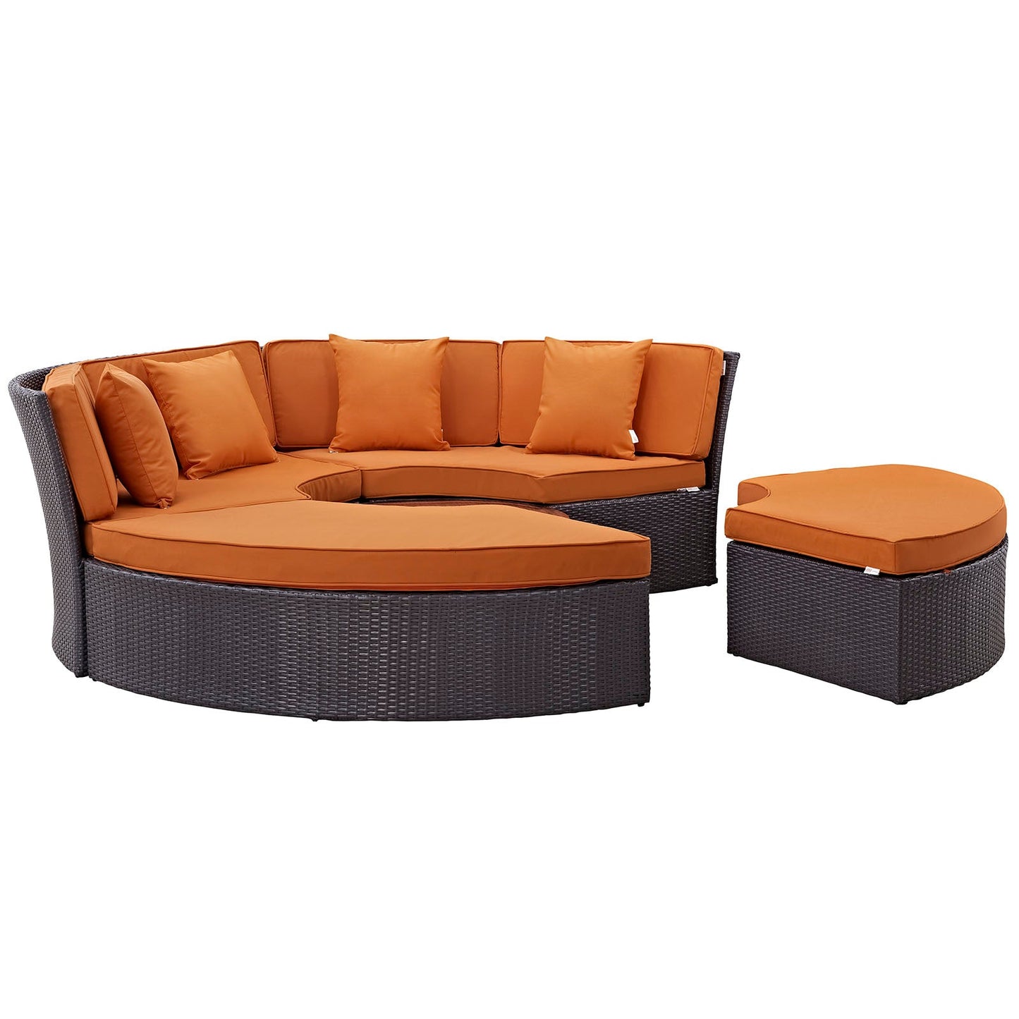 Convene Circular Outdoor Patio Daybed Set By Modway - EEI-2171