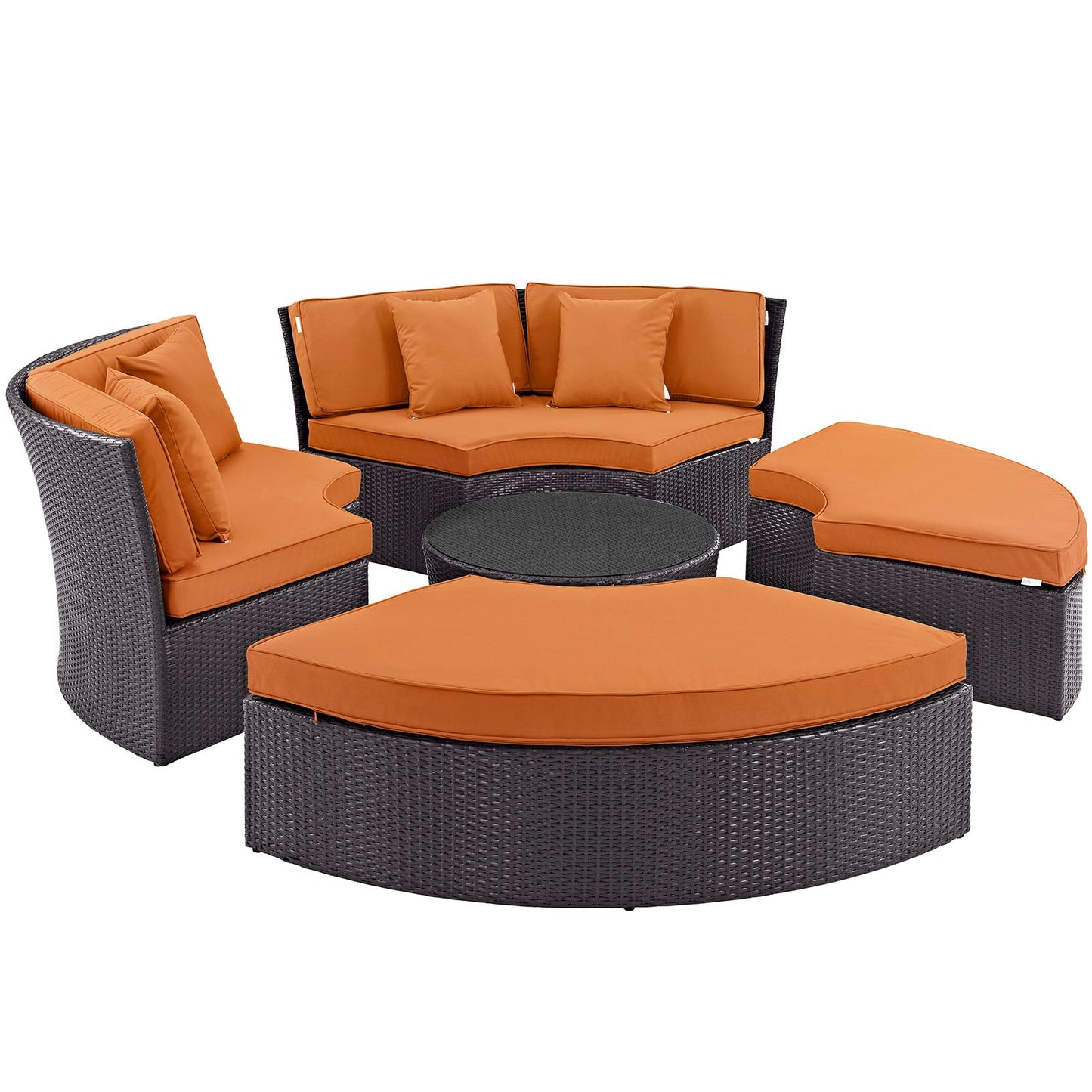 Convene Circular Outdoor Patio Daybed Set By Modway - EEI-2171