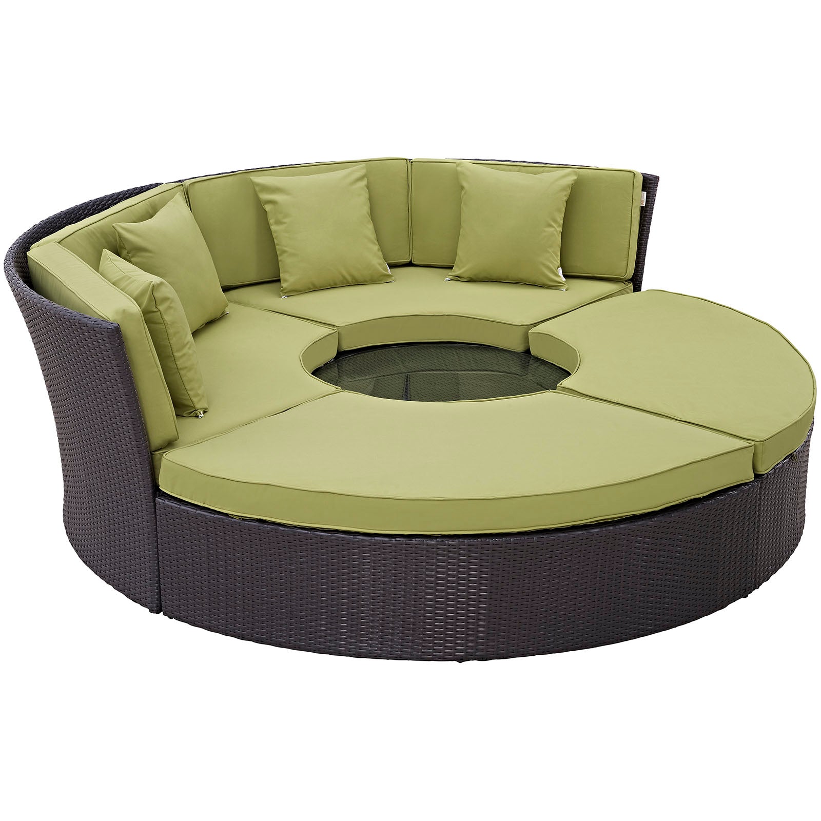 Convene Circular Outdoor Patio Daybed Set By Modway - EEI-2171 | Outdoor Patio Daybed - 2