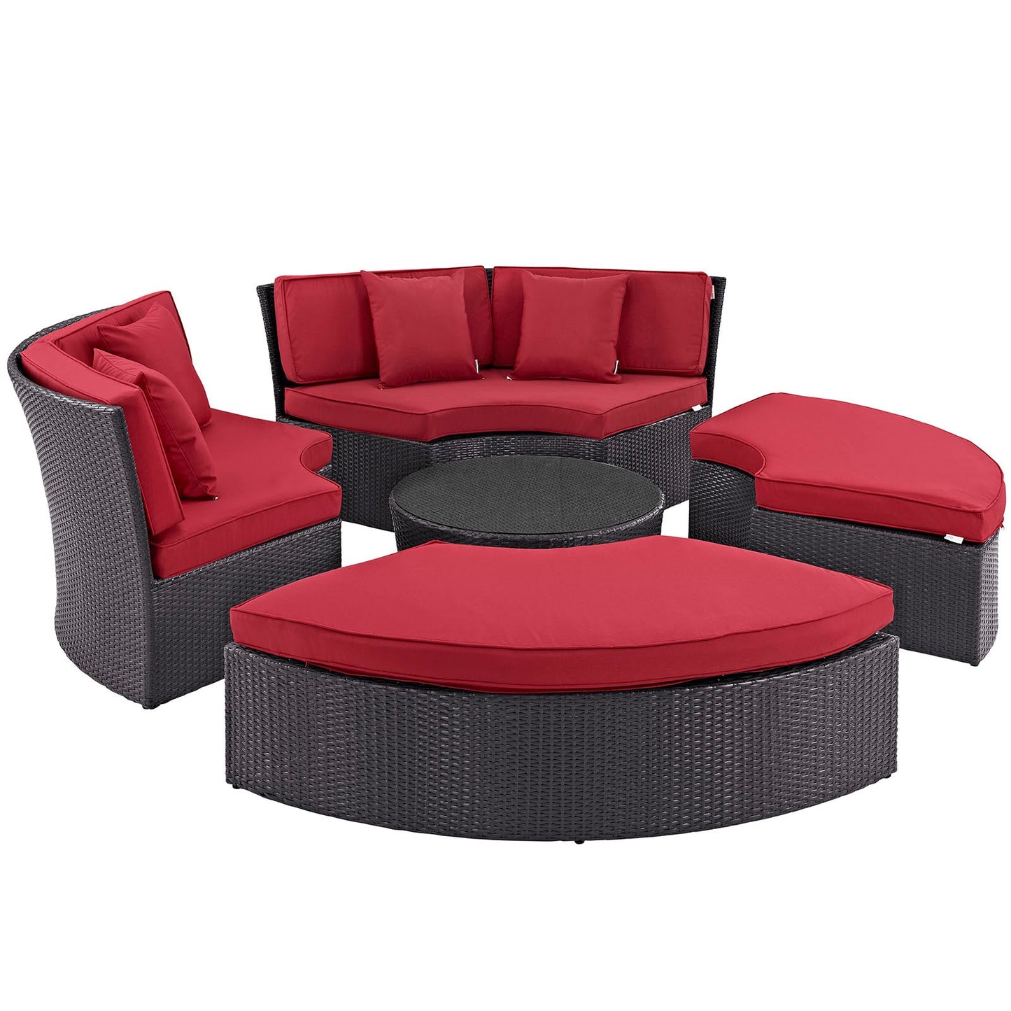 Convene Circular Outdoor Patio Daybed Set By Modway - EEI-2171