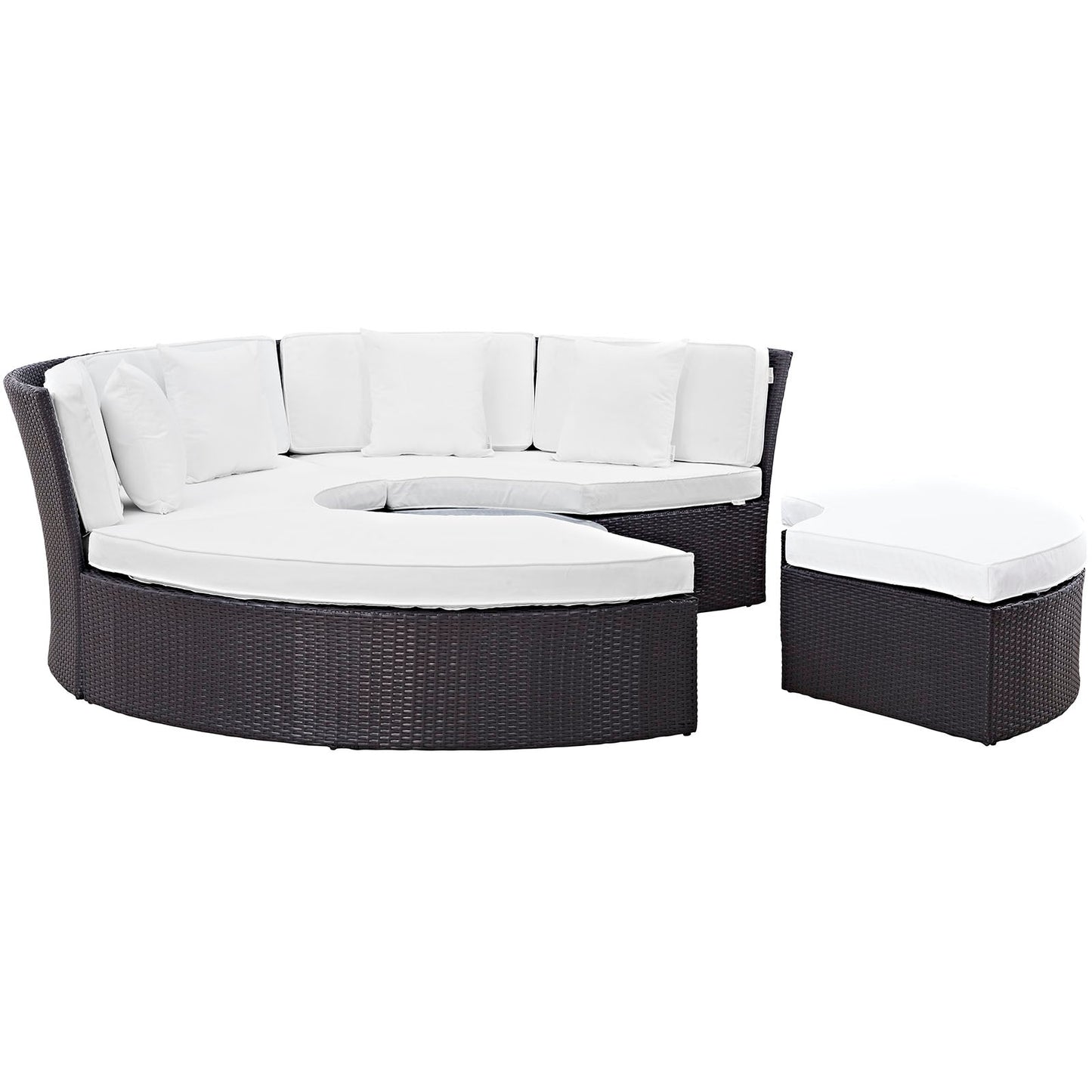 Convene Circular Outdoor Patio Daybed Set By Modway - EEI-2171