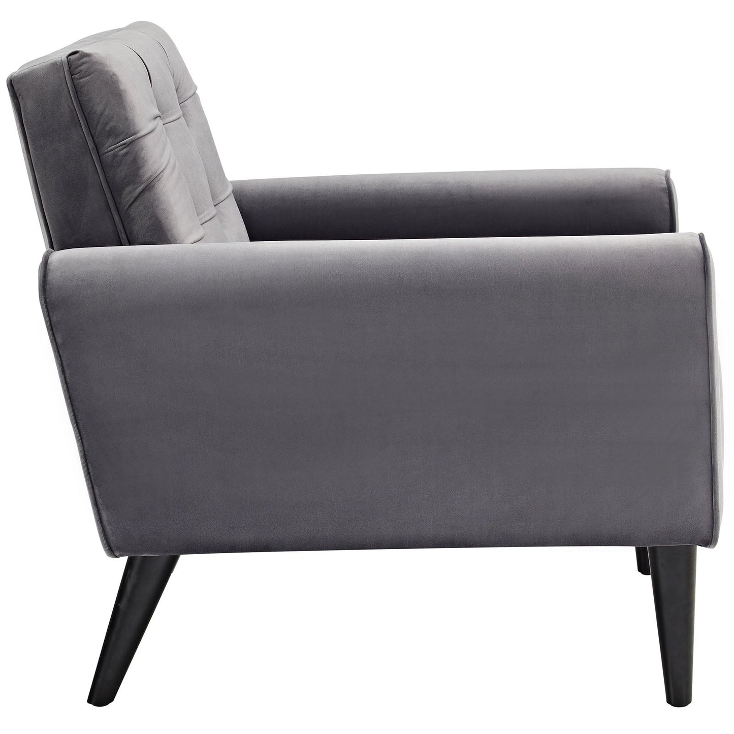 Delve Performance Velvet Armchair By Modway - EEI-2326 | Armchairs - 3