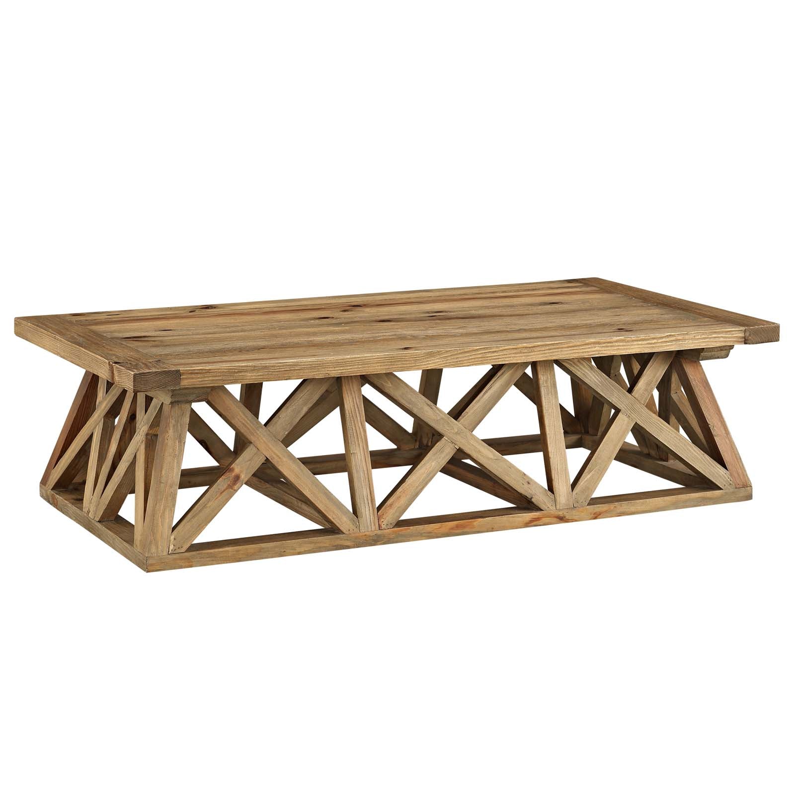 Camp Wood Coffee Table By Modway - EEI-2649 | Coffee Tables - 2