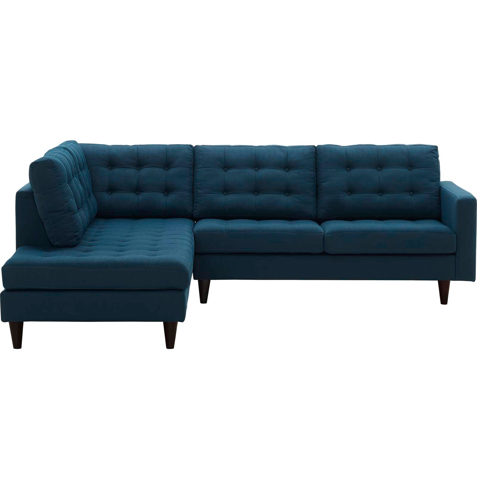 Empress 2 Piece Upholstered Fabric Left Facing Bumper Sectional By Modway - EEI-2798 | Outdoor Sofas, Loveseats & Sectionals - 2
