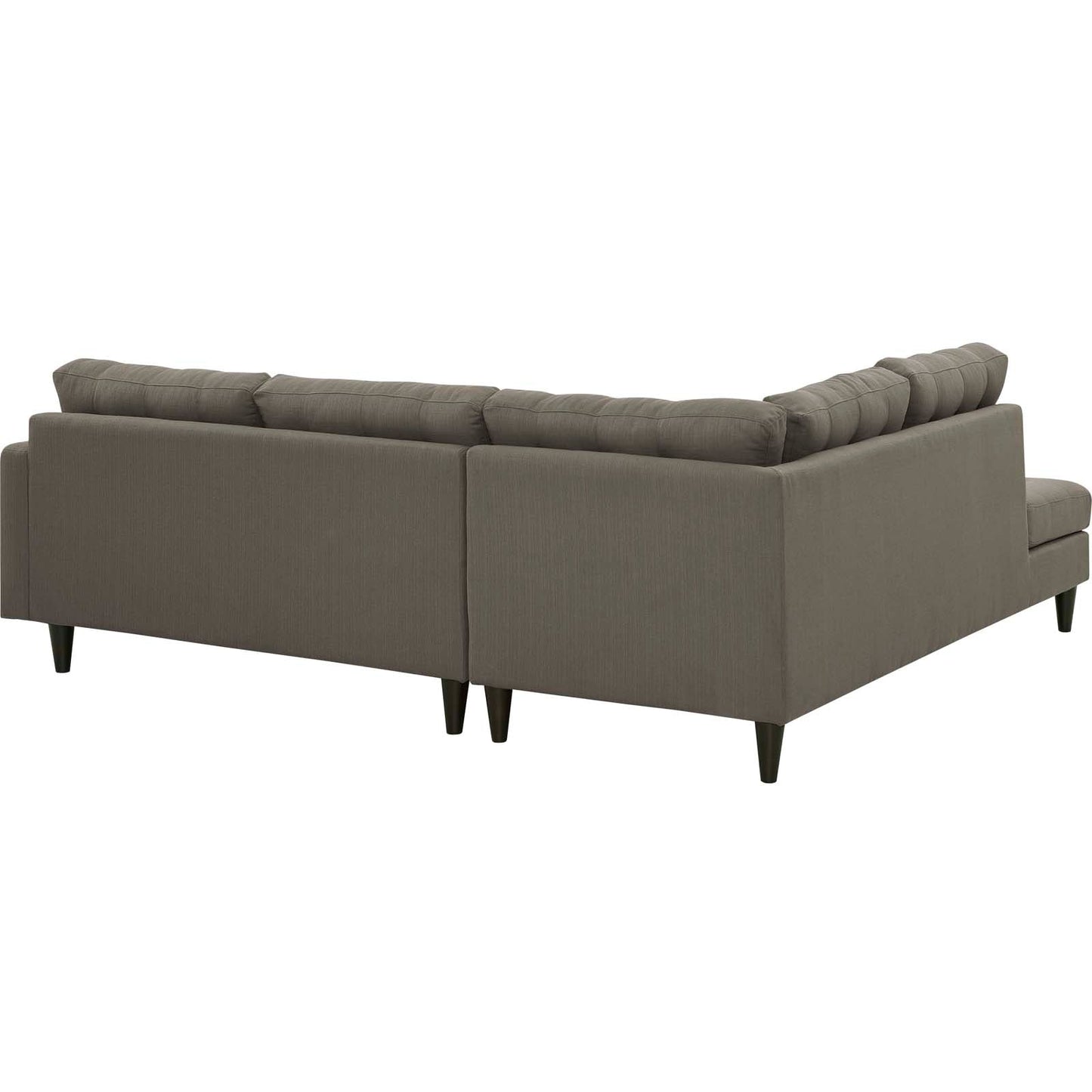 Empress 2 Piece Upholstered Fabric Left Facing Bumper Sectional By Modway - EEI-2798 | Outdoor Sofas, Loveseats & Sectionals - 19