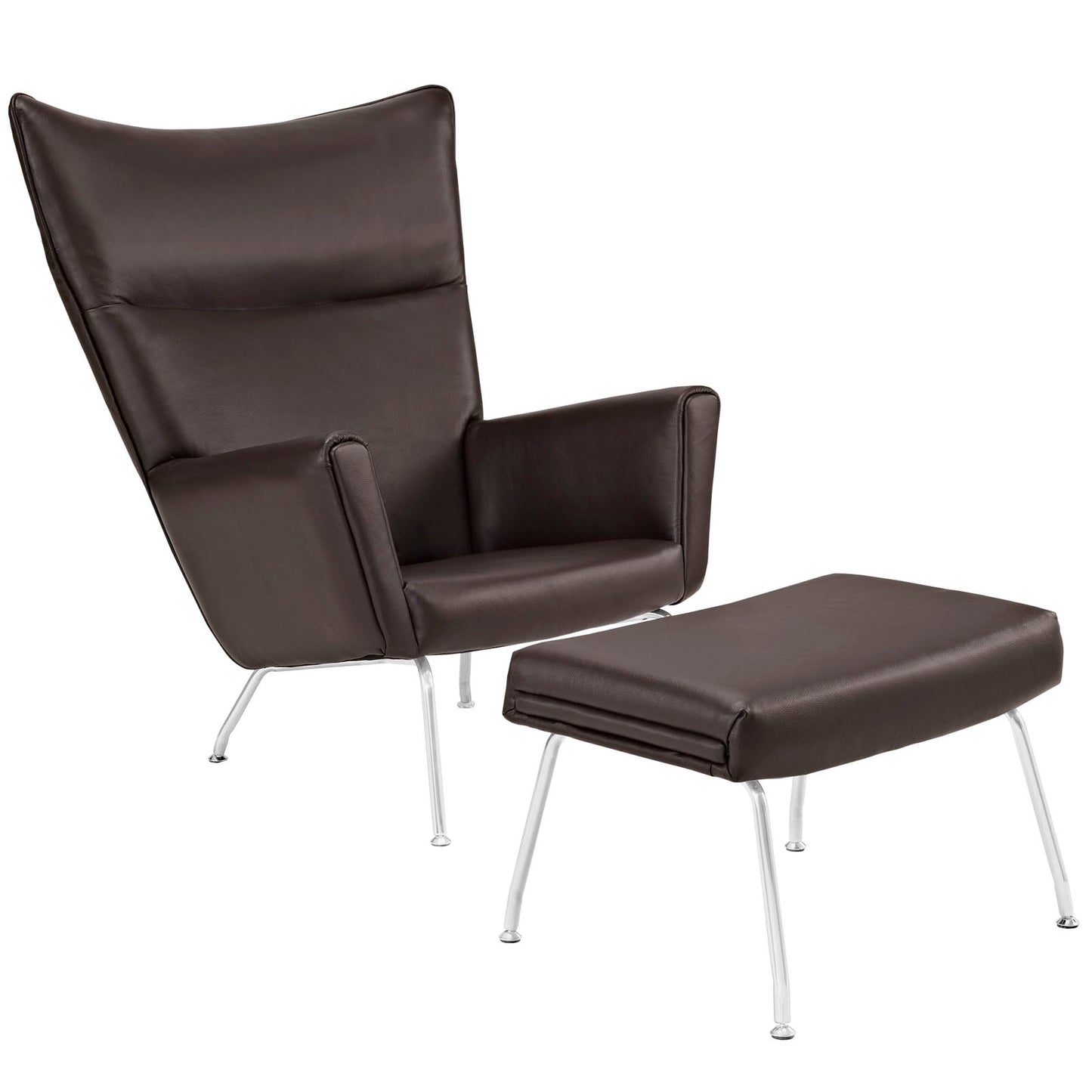 Class Leather Lounge Chair By Modway - EEI-287 | Lounge Chairs - 2