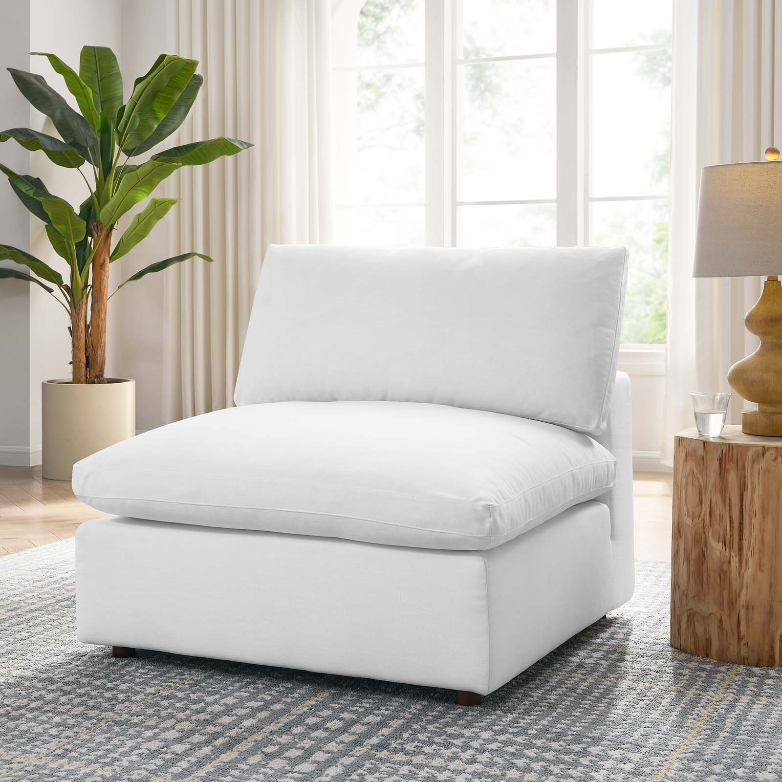 Commix Down Filled Overstuffed Armless Chair By Modway - EEI-3270 | Sofas