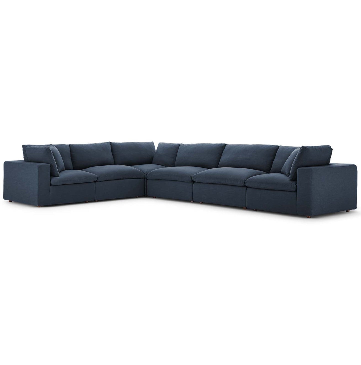 Commix Down Filled Overstuffed 6 Piece Sectional Sofa Set By Modway - EEI-3361