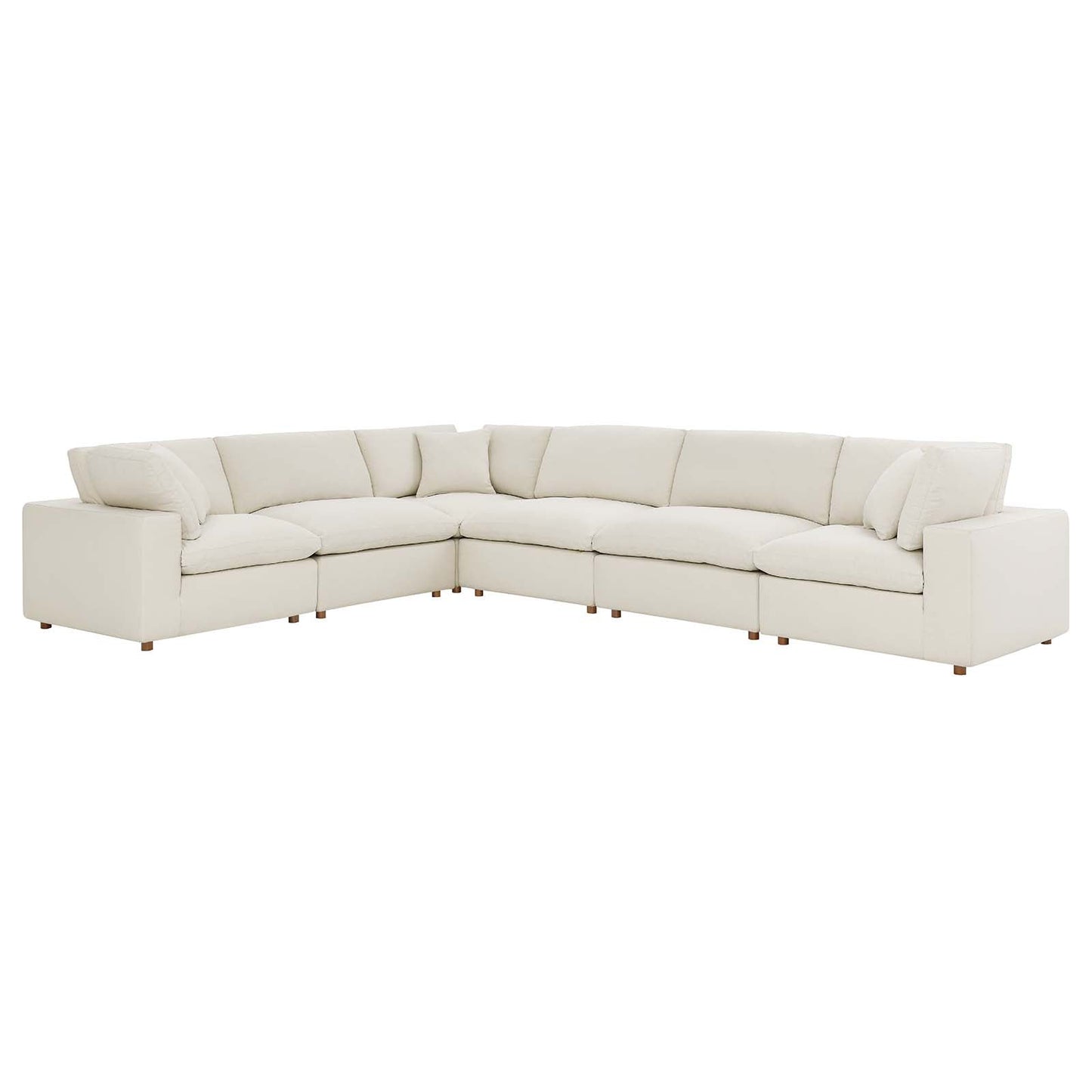 Commix Down Filled Overstuffed 6 Piece Sectional Sofa Set By Modway - EEI-3361 | Sectional - 7