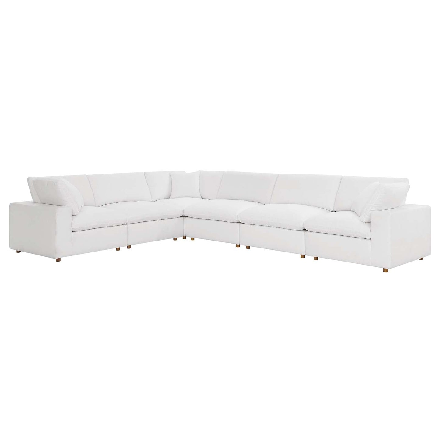 Commix Down Filled Overstuffed 6 Piece Sectional Sofa Set By Modway - EEI-3361 | Sectional - 16