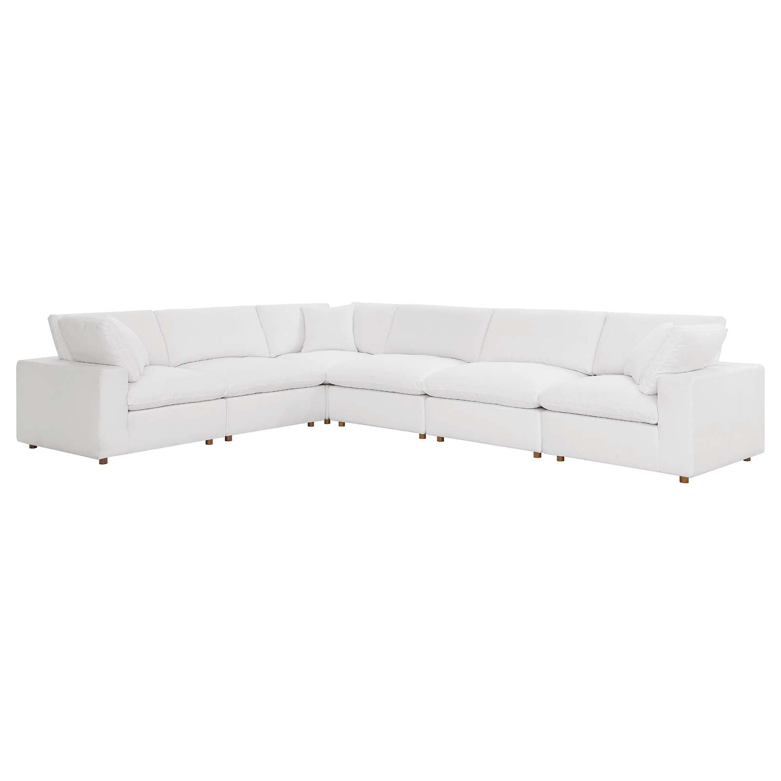 Commix Down Filled Overstuffed 6 Piece Sectional Sofa Set By Modway - EEI-3361 | Sectional - 16