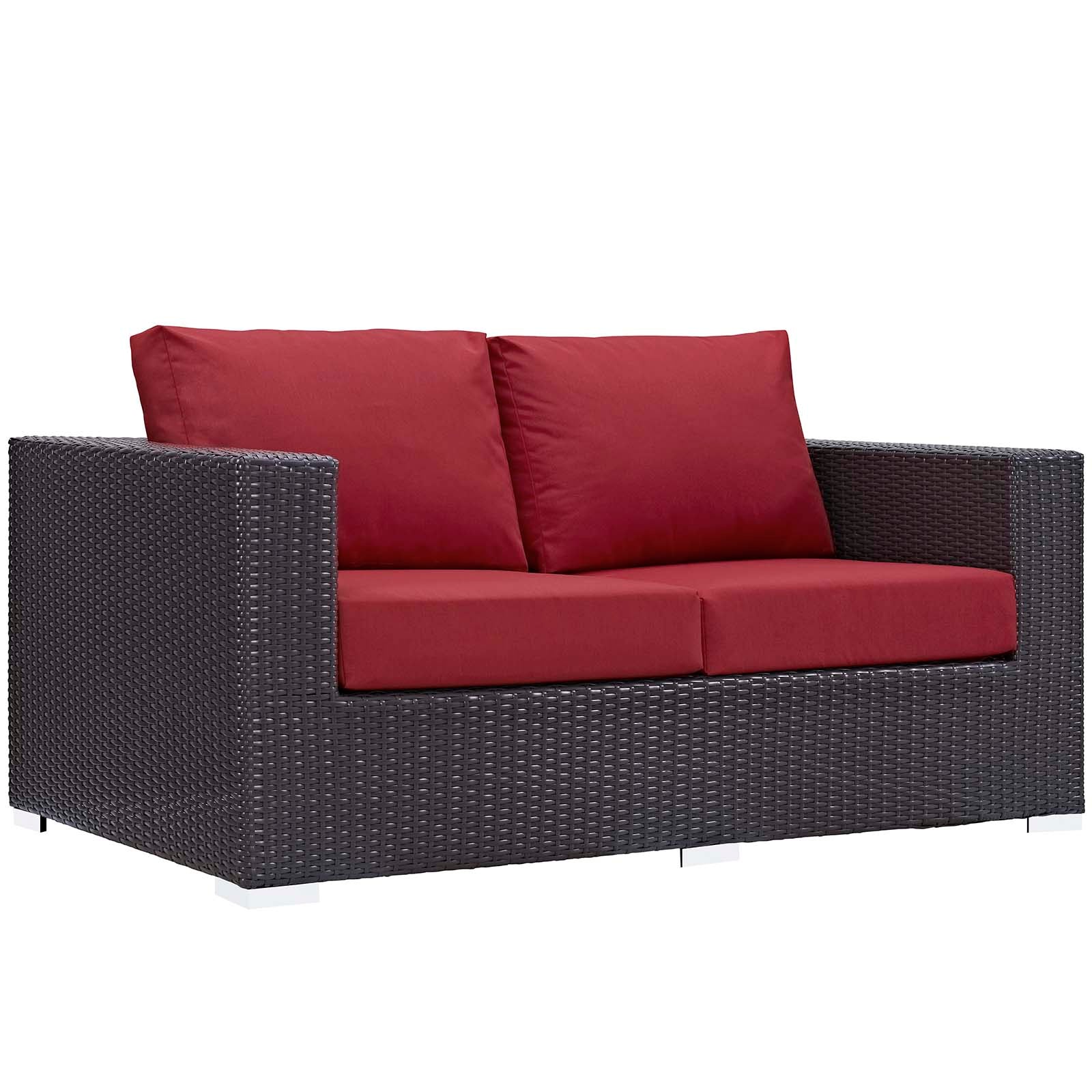 Convene 4 Piece Set Outdoor Patio with Fire Pit By Modway - EEI-3725 | Outdoor Sofas, Loveseats & Sectionals - 13