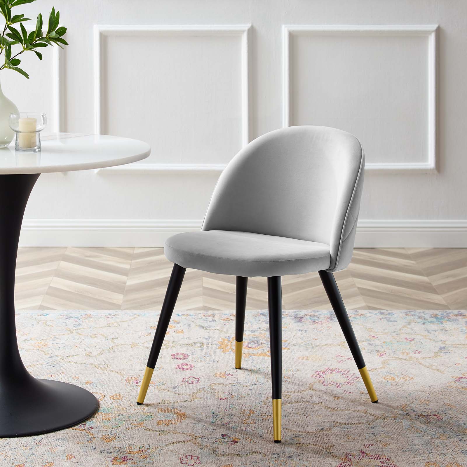 Cordial Performance Velvet Dining Chairs - Set of 2 By Modway | Dining Chairs | 