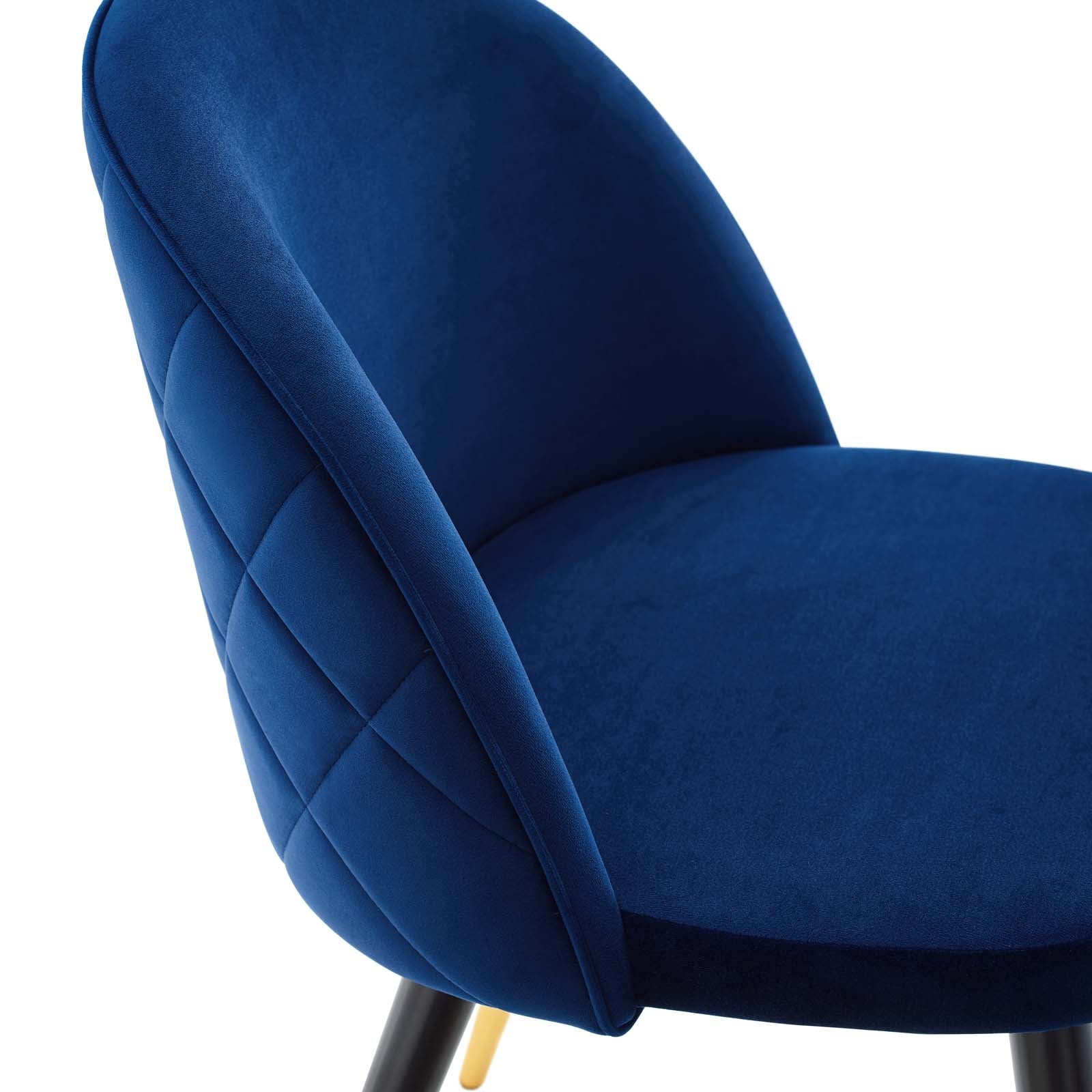 Cordial Performance Velvet Dining Chairs - Set of 2 By Modway | Dining Chairs | 