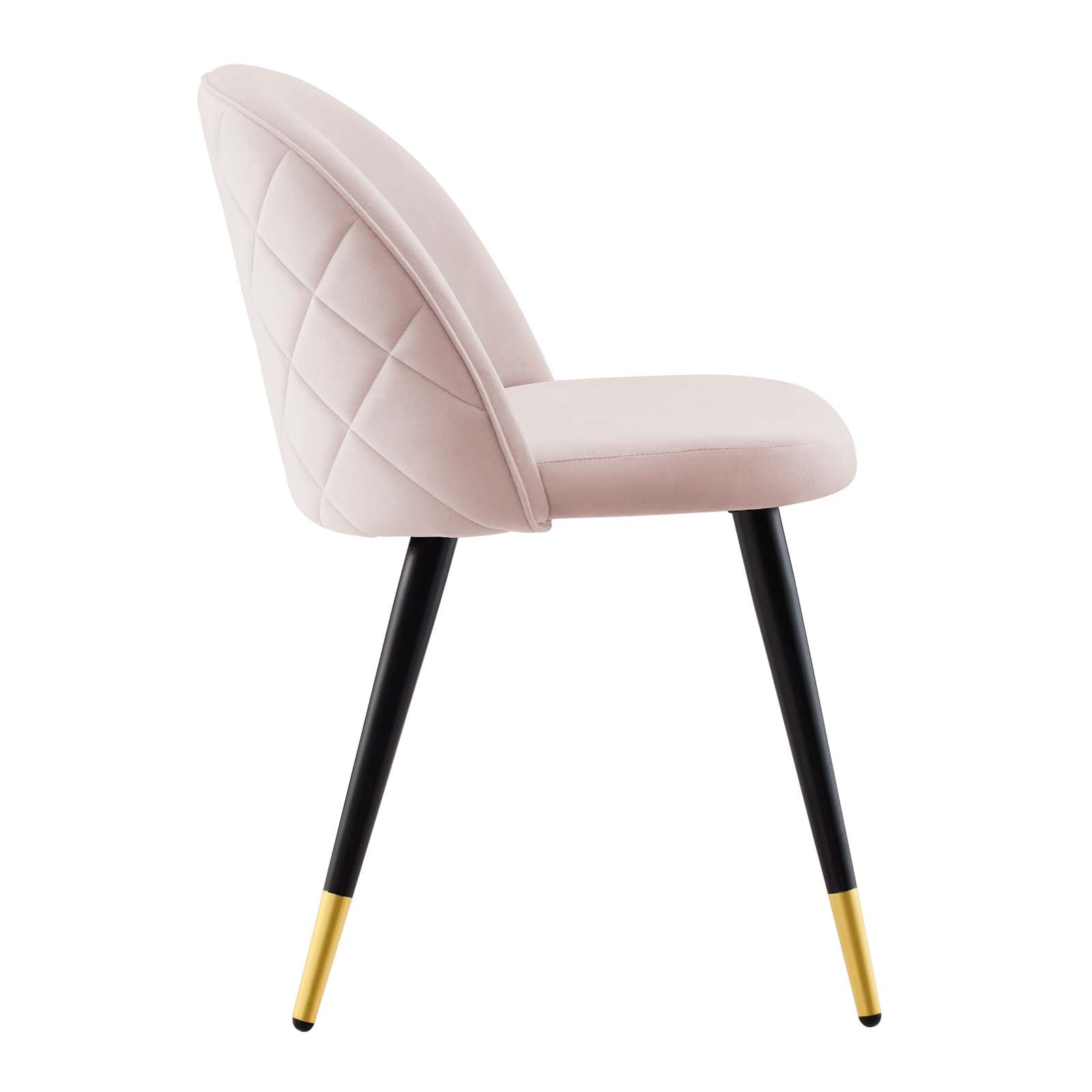 Cordial Performance Velvet Dining Chairs - Set of 2 By Modway | Dining Chairs | 