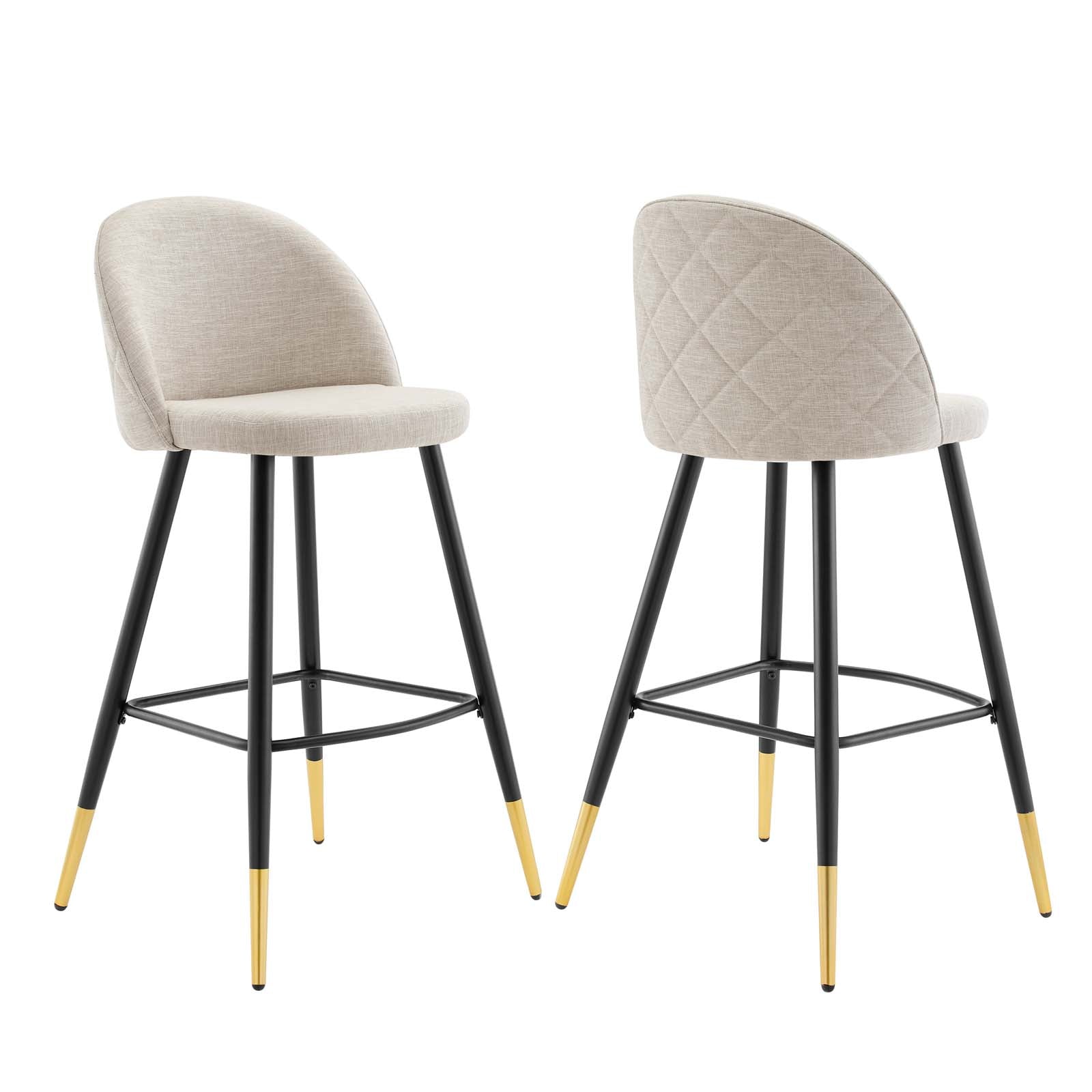 Cordial Fabric Bar Stools - Set of 2 By Modway | Bar stool | 