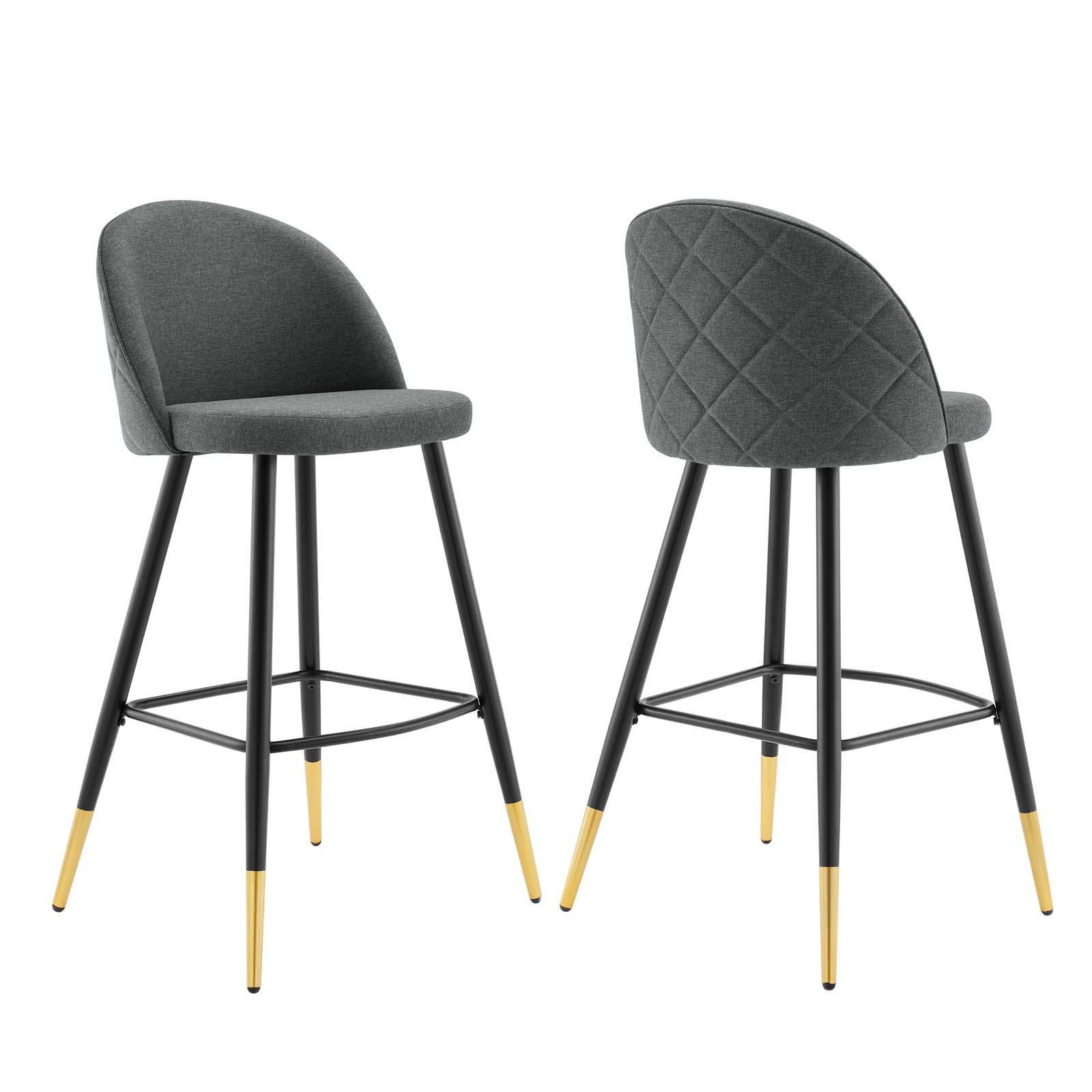 Cordial Fabric Bar Stools - Set of 2 By Modway | Bar stool | 