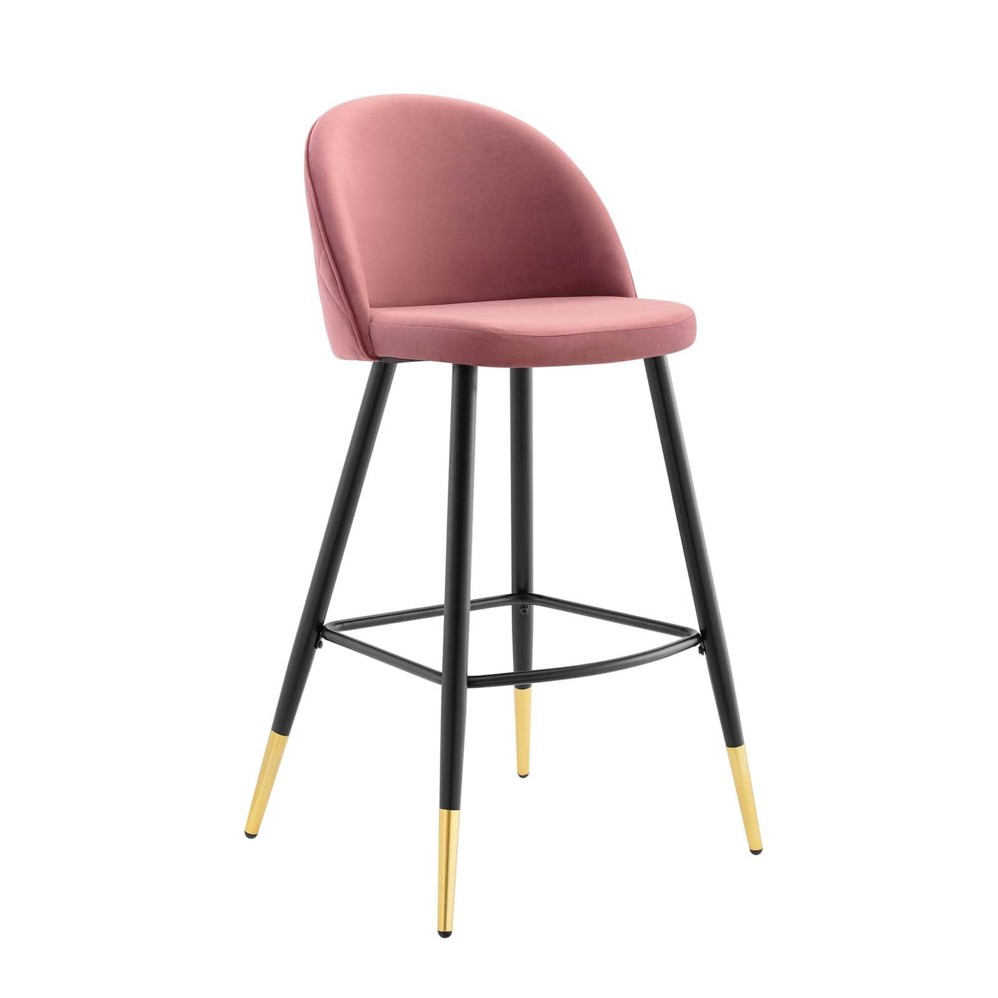 Cordial Performance Velvet Bar Stools - Set of 2 By Modway | Bar stool | 