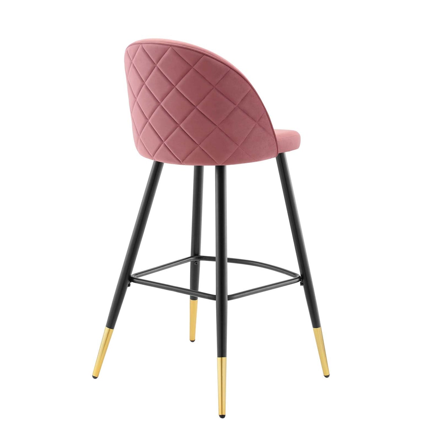 Cordial Performance Velvet Bar Stools - Set of 2 By Modway | Bar stool | 