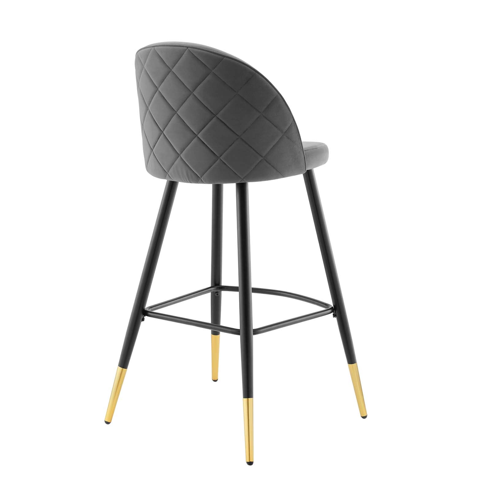 Cordial Performance Velvet Bar Stools - Set of 2 By Modway | Bar stool | 