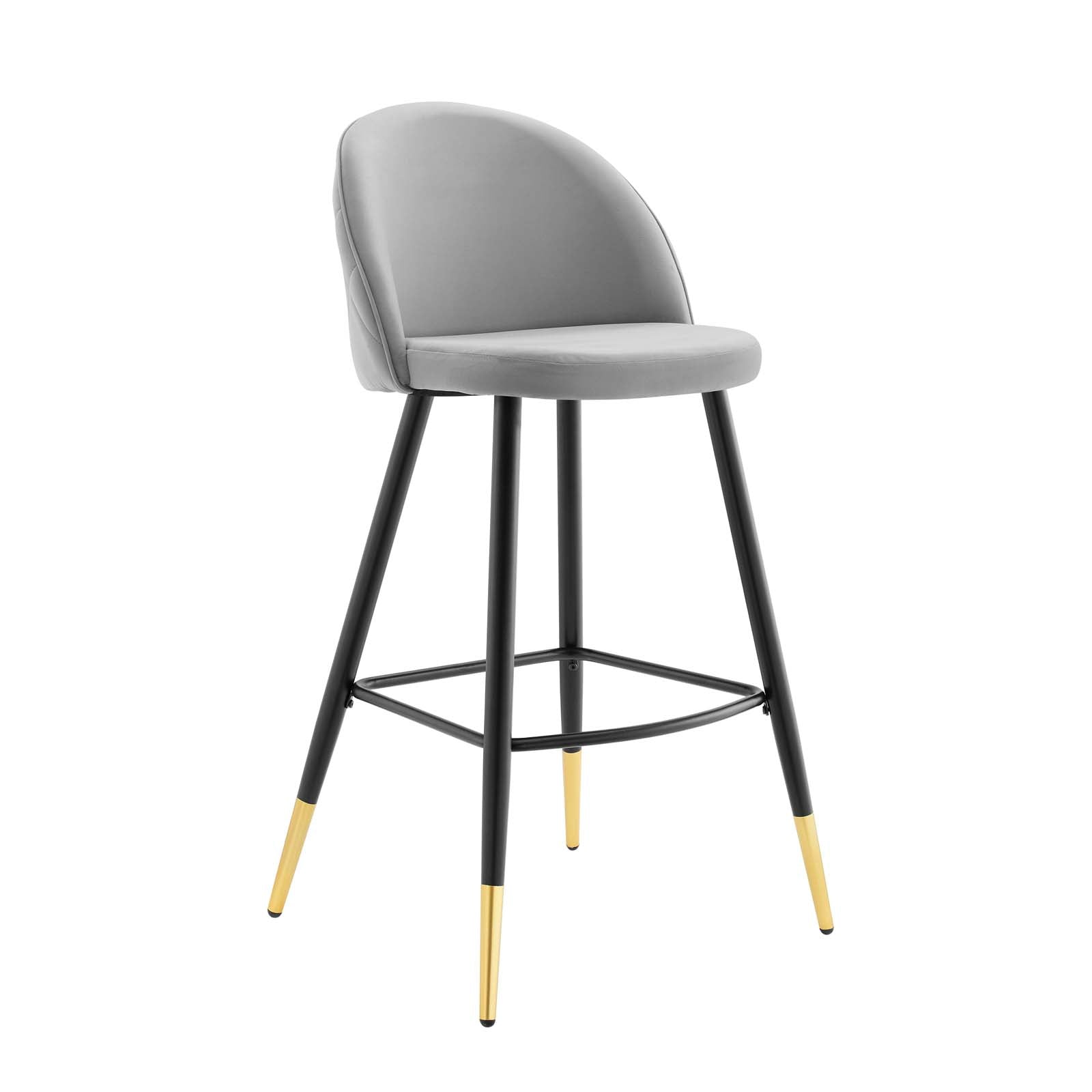 Cordial Performance Velvet Bar Stools - Set of 2 By Modway | Bar stool | 