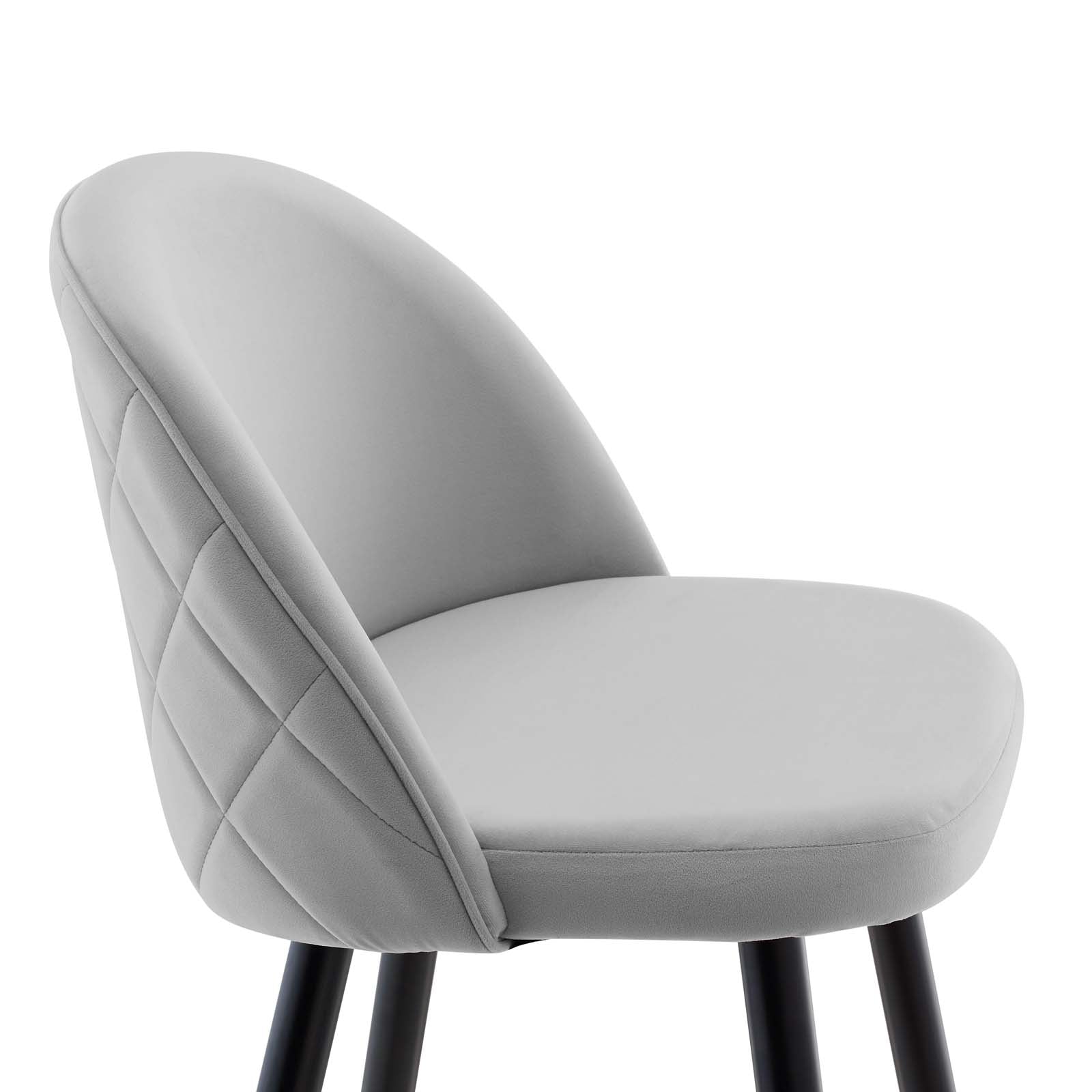 Cordial Performance Velvet Bar Stools - Set of 2 By Modway | Bar stool | 