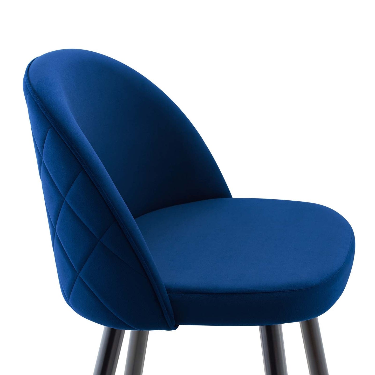 Cordial Performance Velvet Bar Stools - Set of 2 By Modway | Bar stool | 