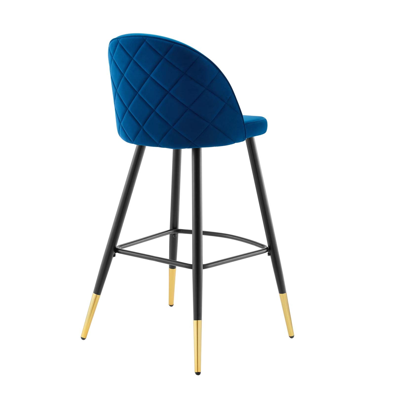 Cordial Performance Velvet Bar Stools - Set of 2 By Modway | Bar stool | 