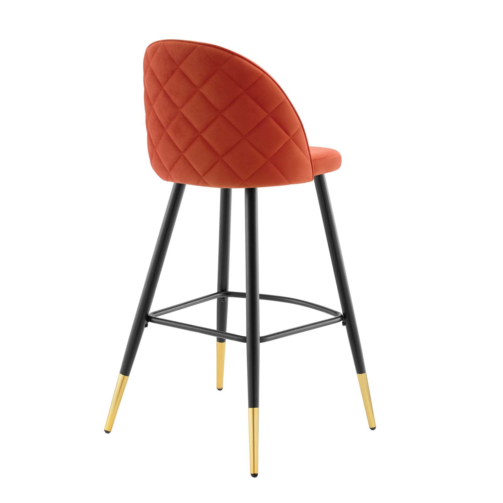 Cordial Performance Velvet Bar Stools - Set of 2 By Modway | Bar stool | 
