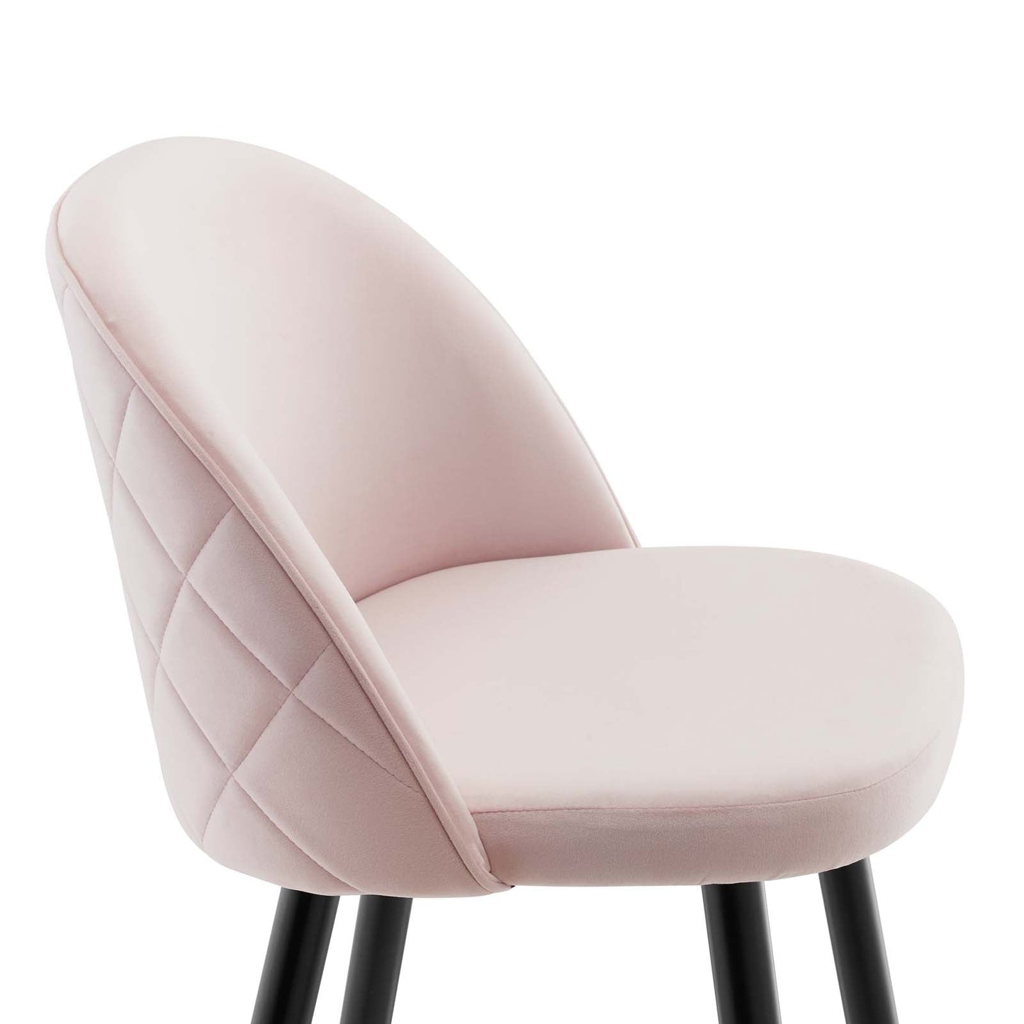 Cordial Performance Velvet Bar Stools - Set of 2 By Modway | Bar stool | 