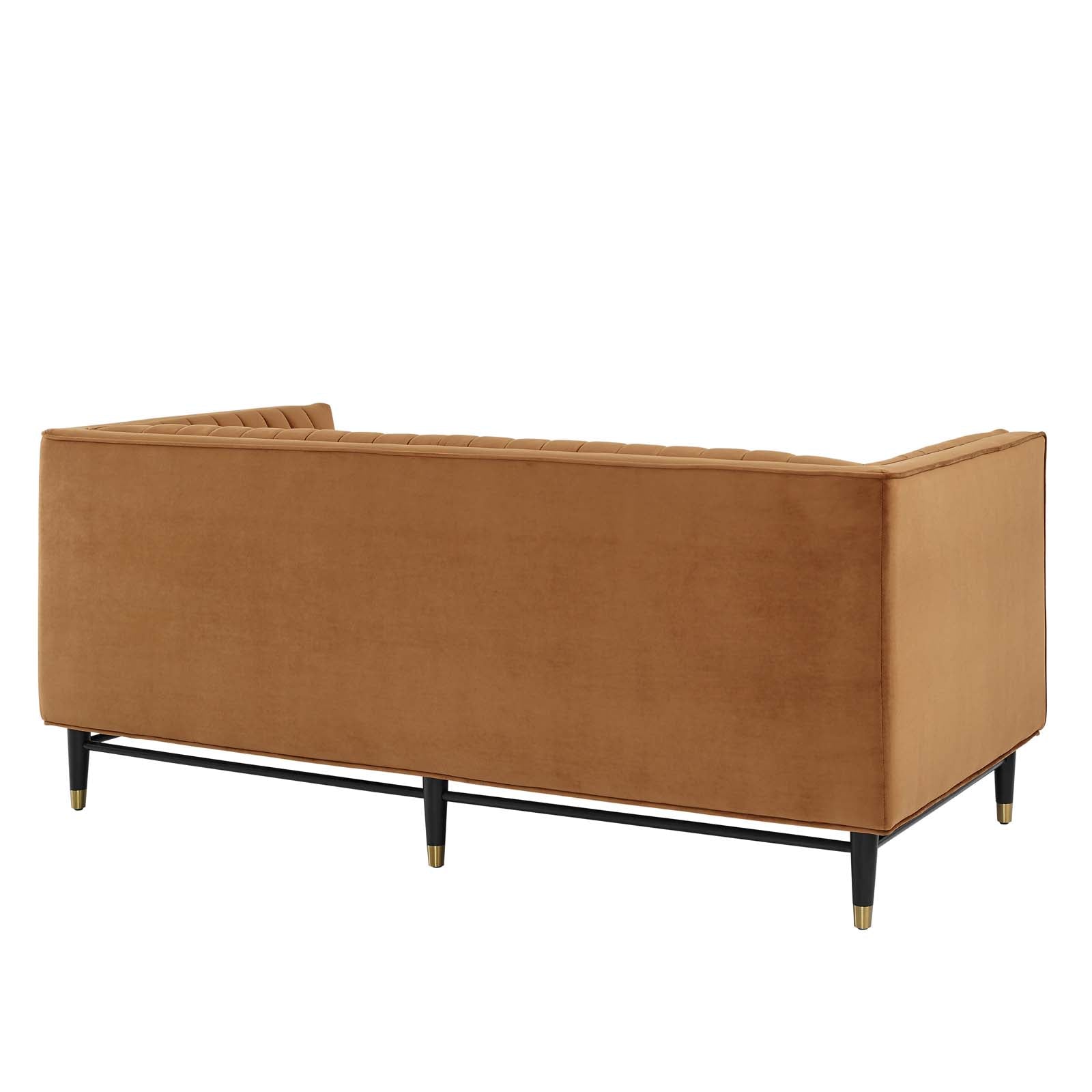 Devote Channel Tufted Performance Velvet Loveseat By Modway | Loveseats | 