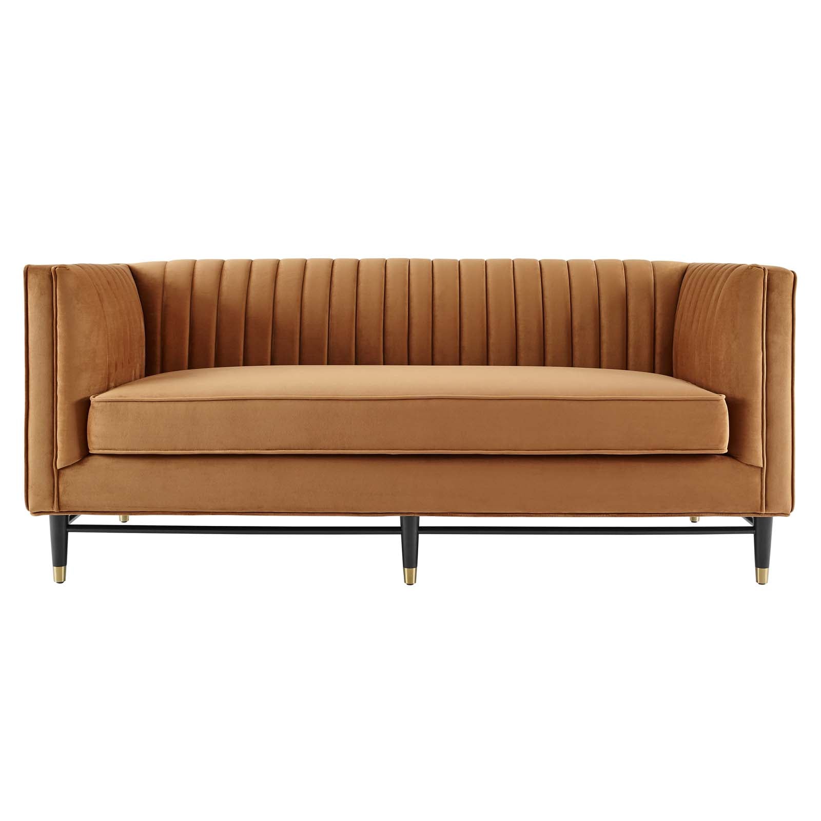 Devote Channel Tufted Performance Velvet Loveseat By Modway | Loveseats | 