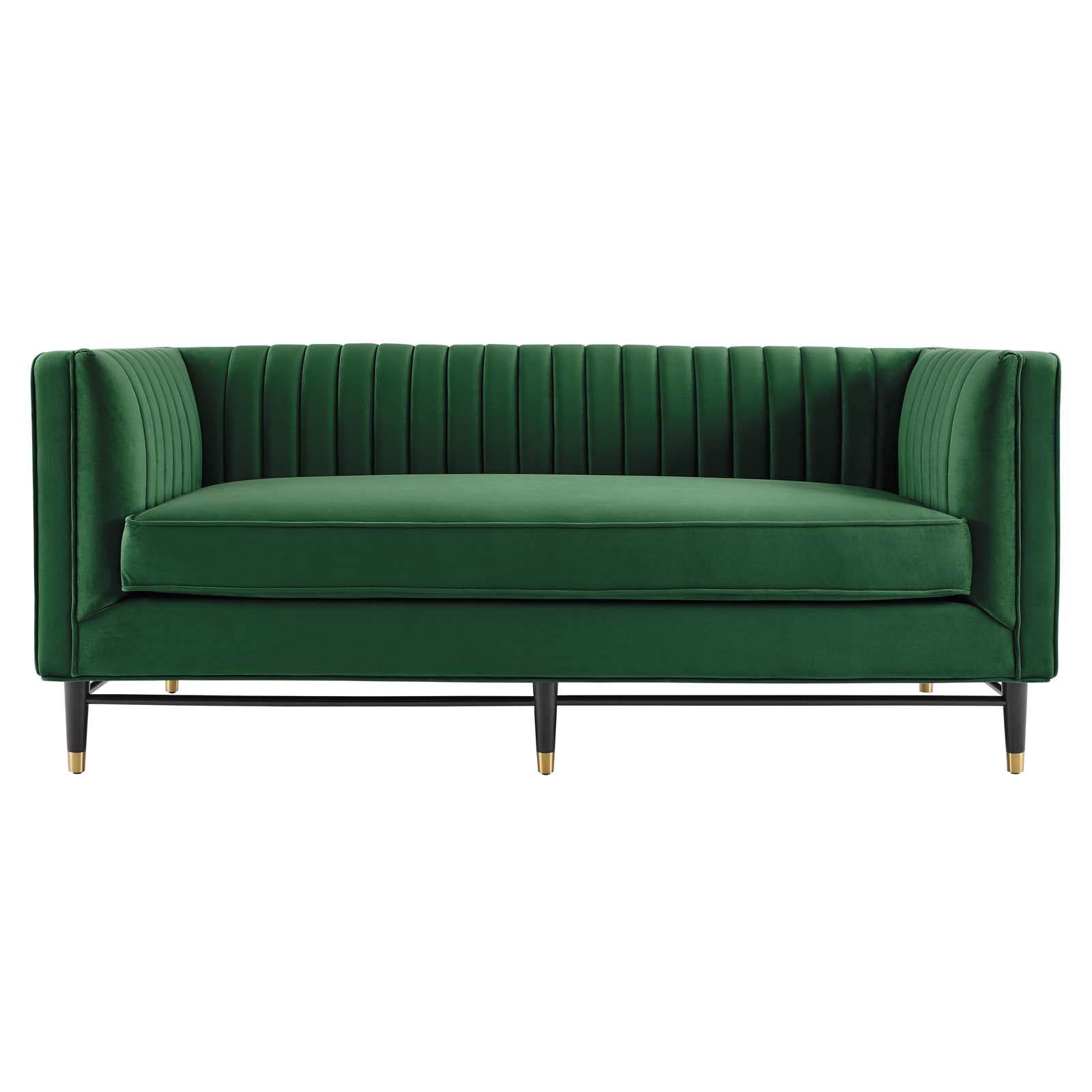 Devote Channel Tufted Performance Velvet Loveseat By Modway | Loveseats | 