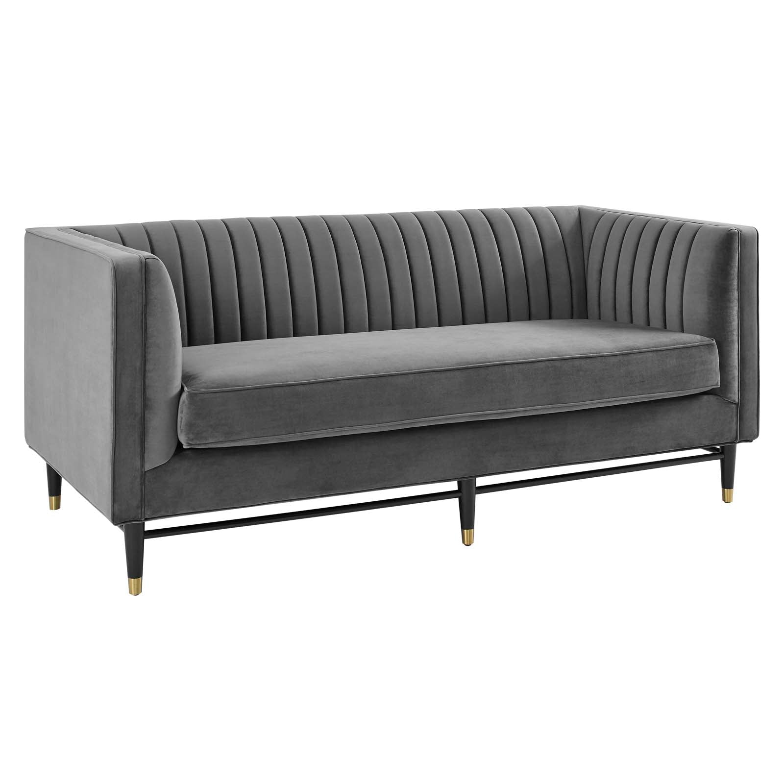 Devote Channel Tufted Performance Velvet Loveseat By Modway | Loveseats | 