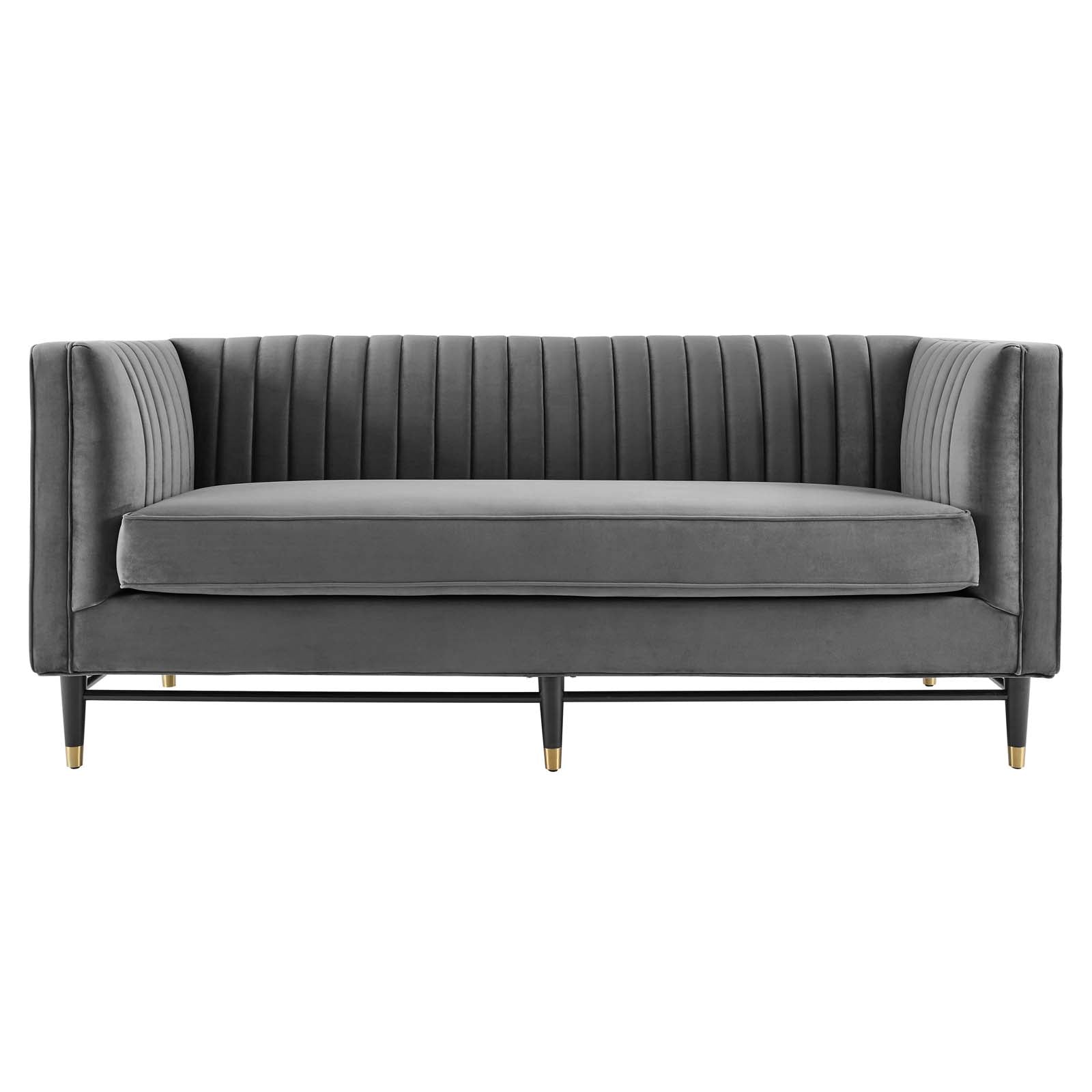 Devote Channel Tufted Performance Velvet Loveseat By Modway | Loveseats | 