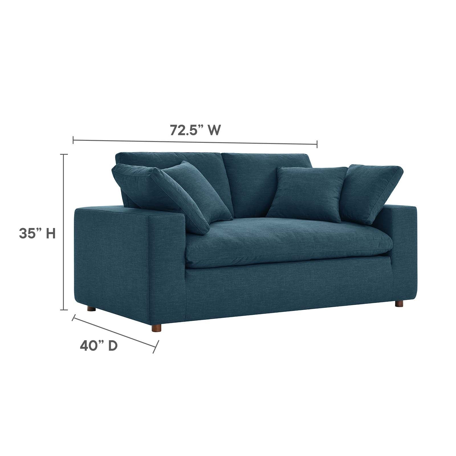 Commix Down Filled Overstuffed Loveseat By Modway - EEI-4859 | Loveseats - 7