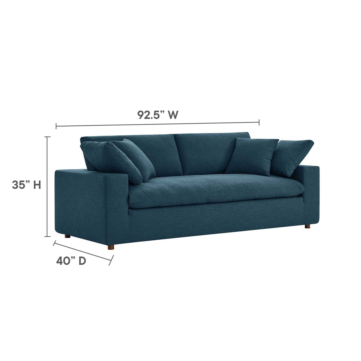 Commix Down Filled Overstuffed Sofa By Modway - EEI-4860 | Sofas - 7