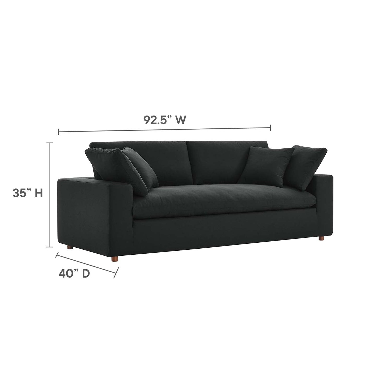 Commix Down Filled Overstuffed Sofa By Modway - EEI-4860 | Sofas - 15