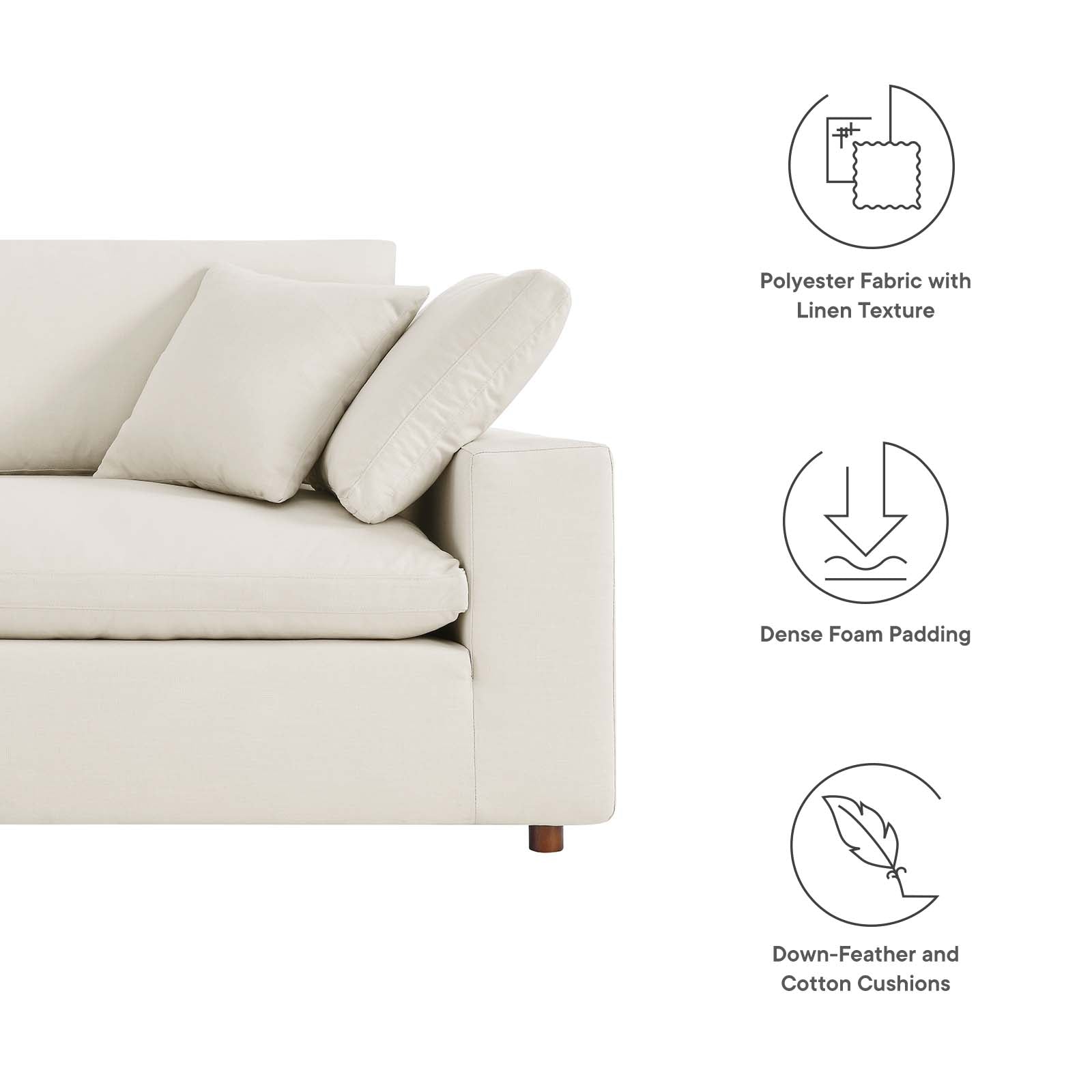 Commix Down Filled Overstuffed Sofa By Modway - EEI-4860 | Sofas - 30