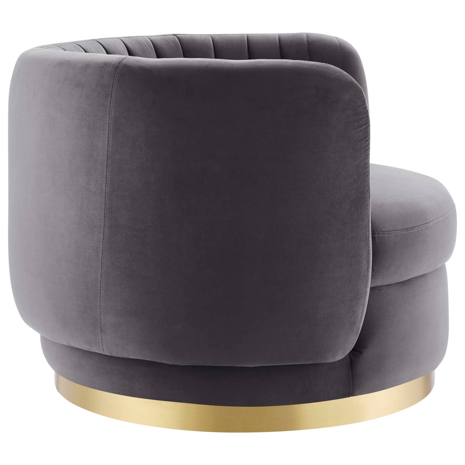 Embrace Tufted Performance Velvet Performance Velvet Swivel Chair By Modway | Armchairs | 